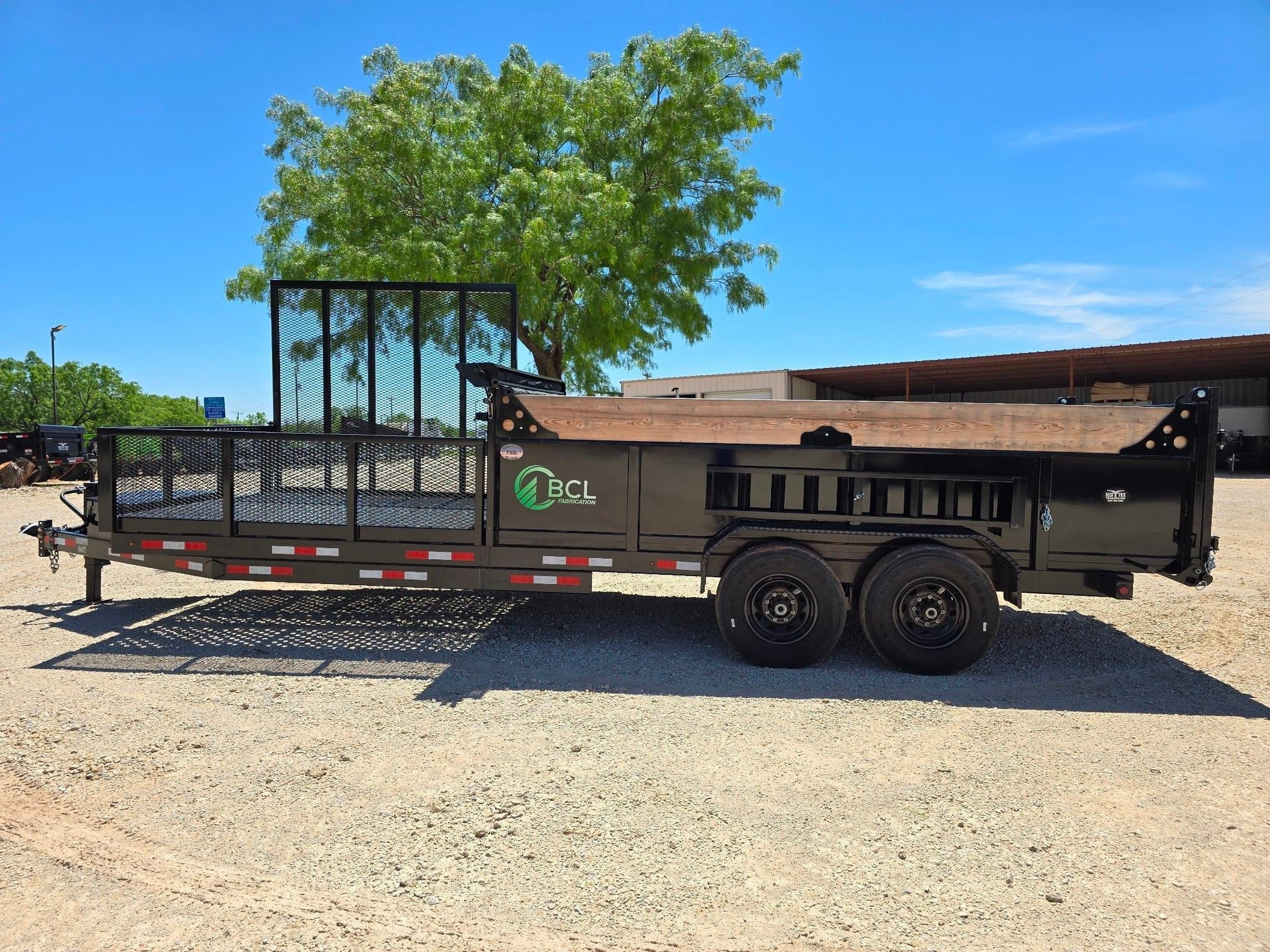 2024 BCL Fabrication Landscape Dump Trailer - Heavy-Duty Utility Trailer for Mulch Debris Hauling (A52128)