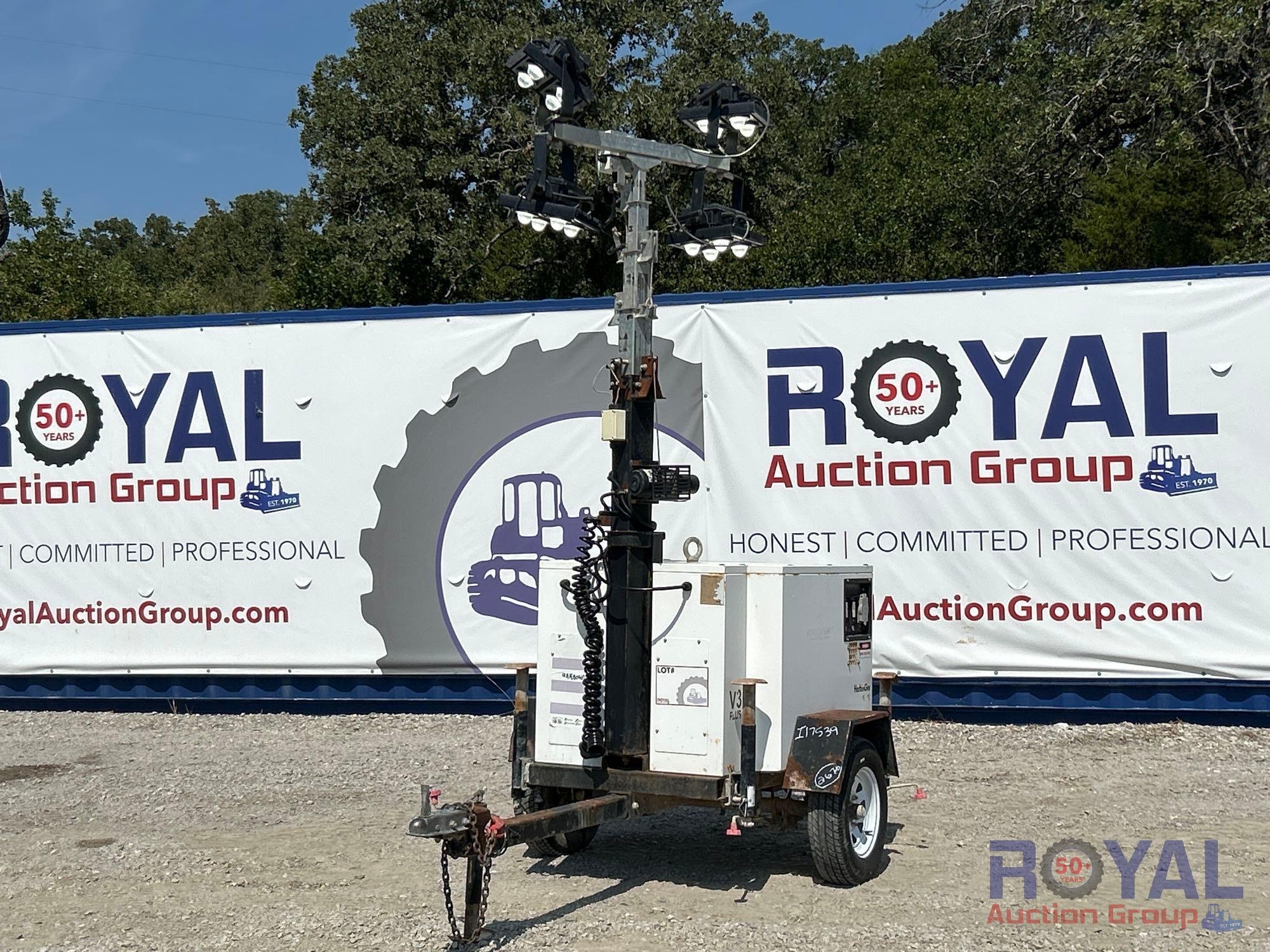 2023 HarbinGer V3 Plus 8KW S/A Towable Light Tower (A52377)