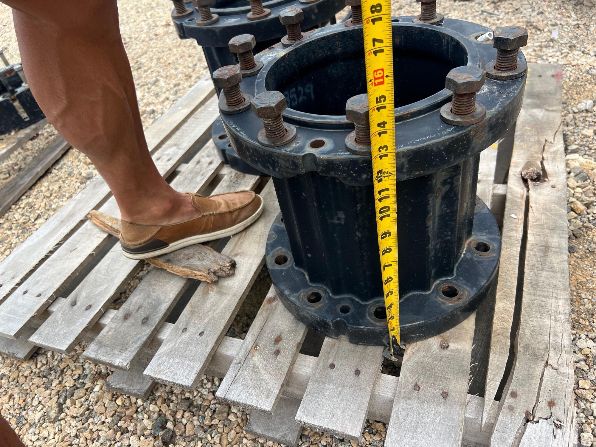 2012 UNVERFERTH 13-INCH REAR SPACERS FOR 10 BOLT HUB (A55315)