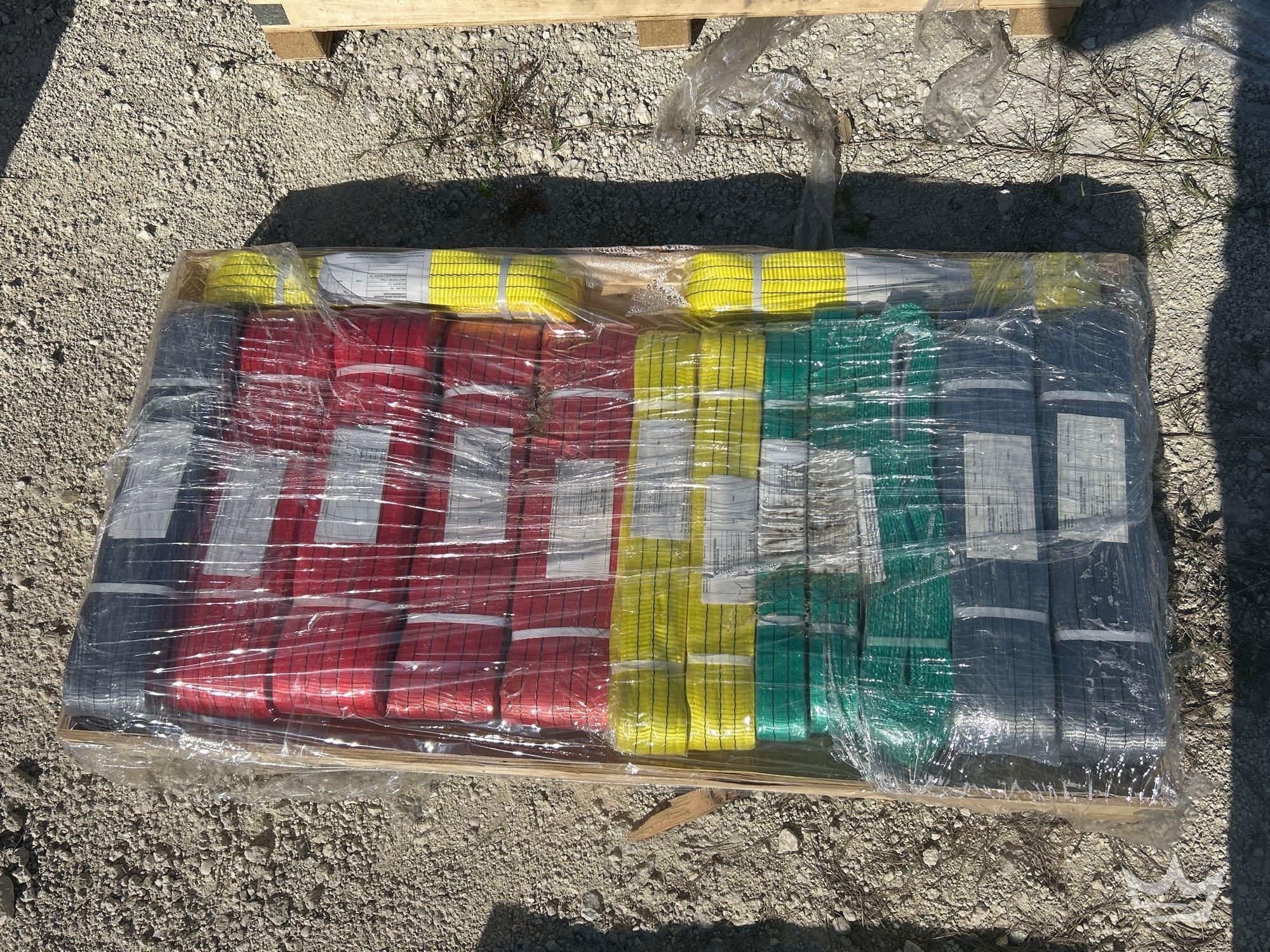 Pallet of Miscellaneous Duplex Polyester Webbing Slings (A56858)
