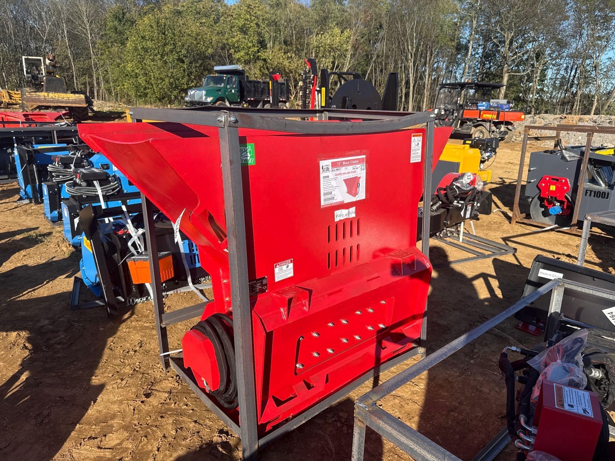 UNUSED RAYTREE RMBC72 - 72" HYD BLOCK CRUSHER (A52706)
