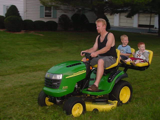 kids ride on mower