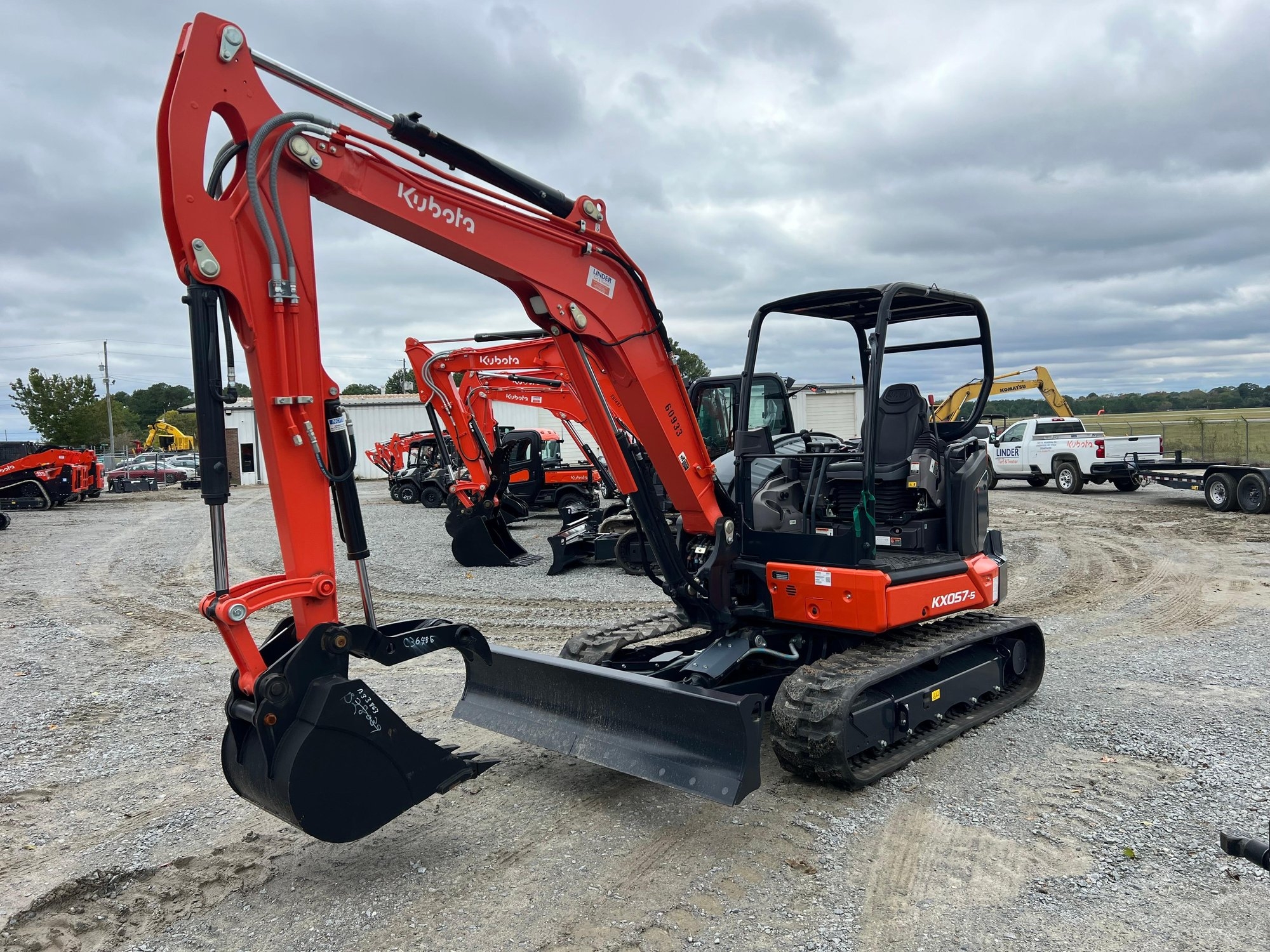 2023 Kubota KX057-5 Compact Excavator with Angle Blade (A55314)