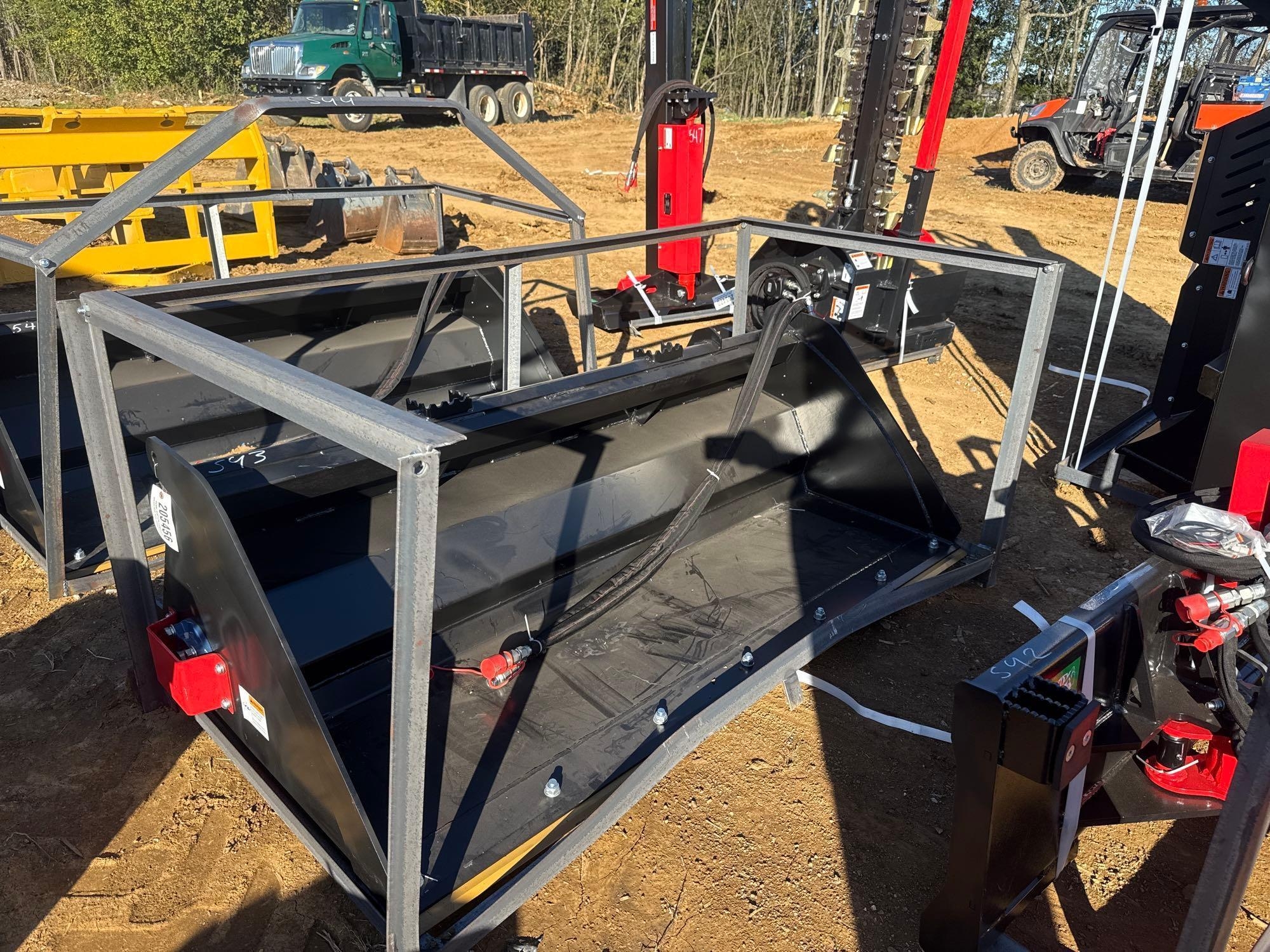 UNUSED RAYTREE RPRB72 - 72" HYD POWER RAKE BUCKET (A52706)