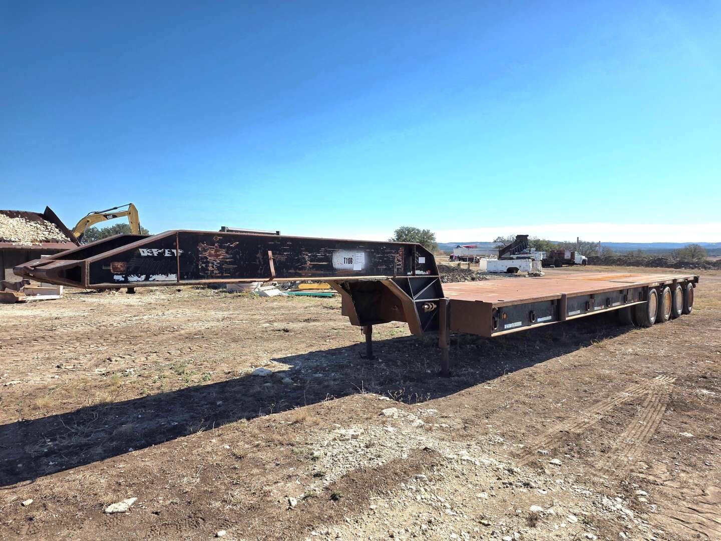 1999 NUTTALL 53FT FOUR AXLE HEAVY HAUL TRAILER (A58214)