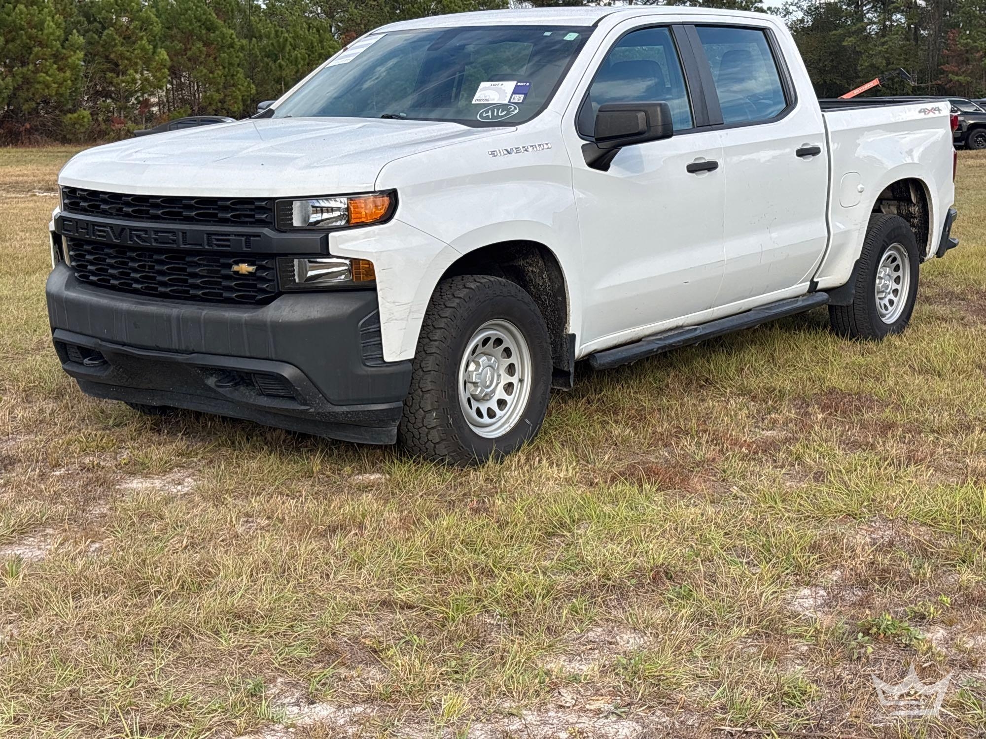 2021 Chevrolet Silverado 1500 4x4 Crew Cab Pickup Truck (A56858)