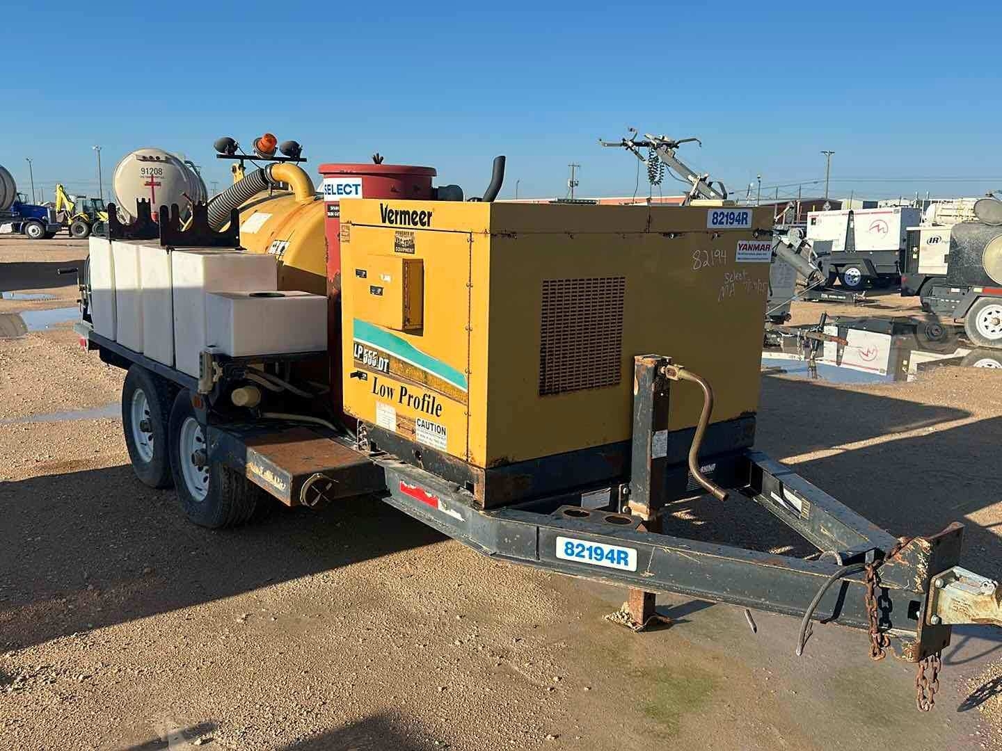 2013 VERMEER VACTRON LP555 DT HYDROVAC TRAILER (A52472)