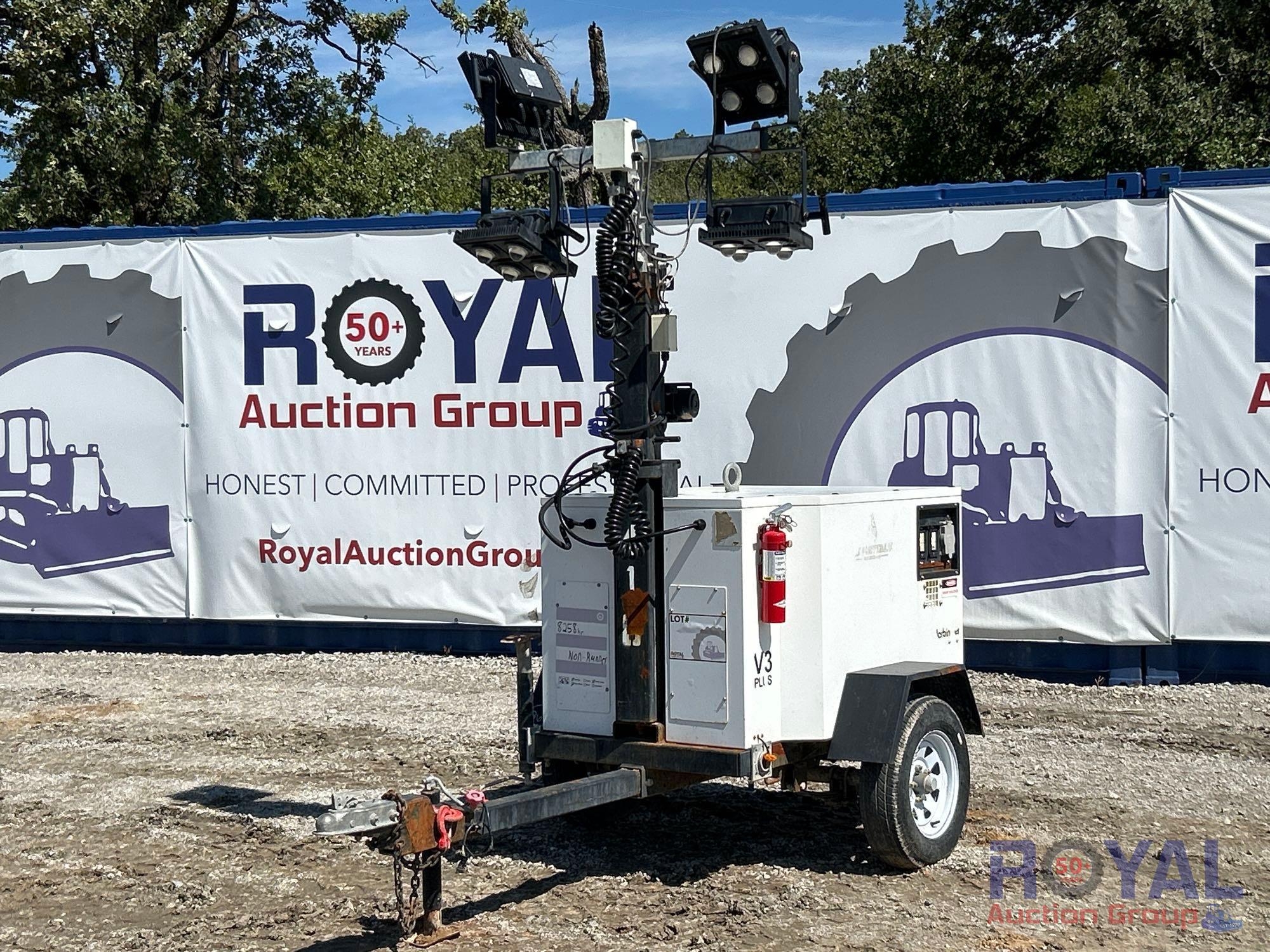 2023 HarbinGer V3 Plus 8KW S/A Towable Light Tower (A52377)