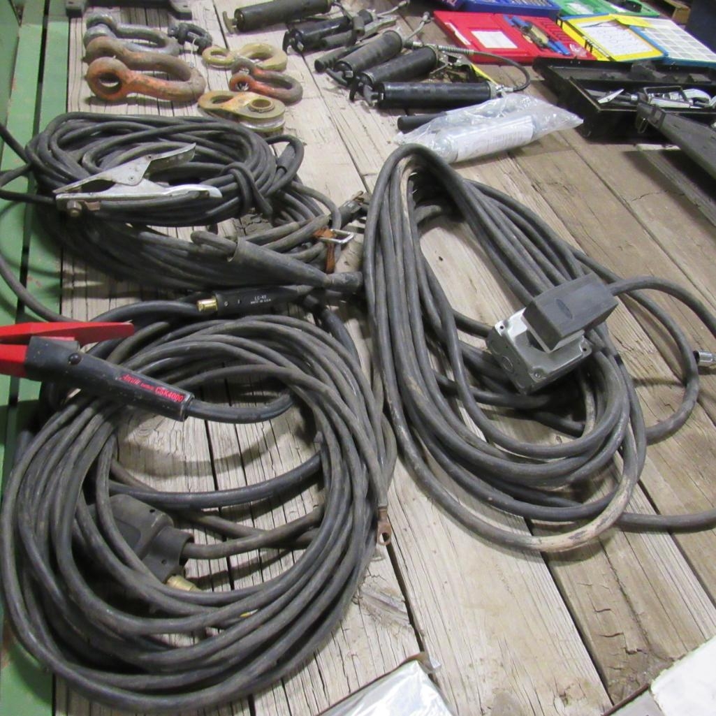 LOT: Welding Power Leads, 220V Electrical Cord (A59076)