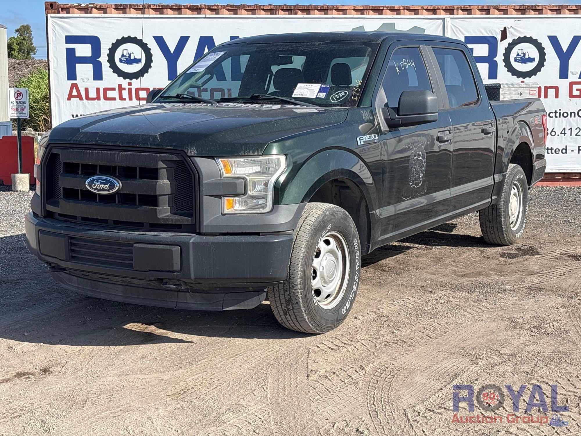 2015 Ford F-150 4x4 Crew Cab Pickup Truck (A55788)