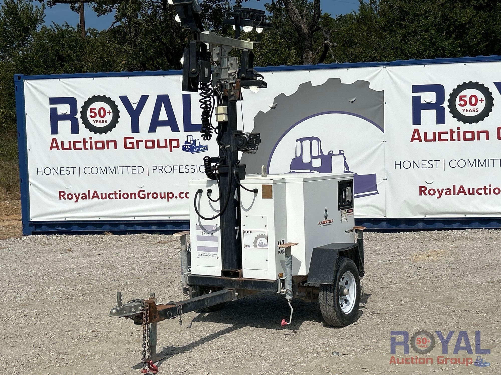 2023 HarbinGer V3 Plus 8KW S/A Towable Light Tower (A52377)
