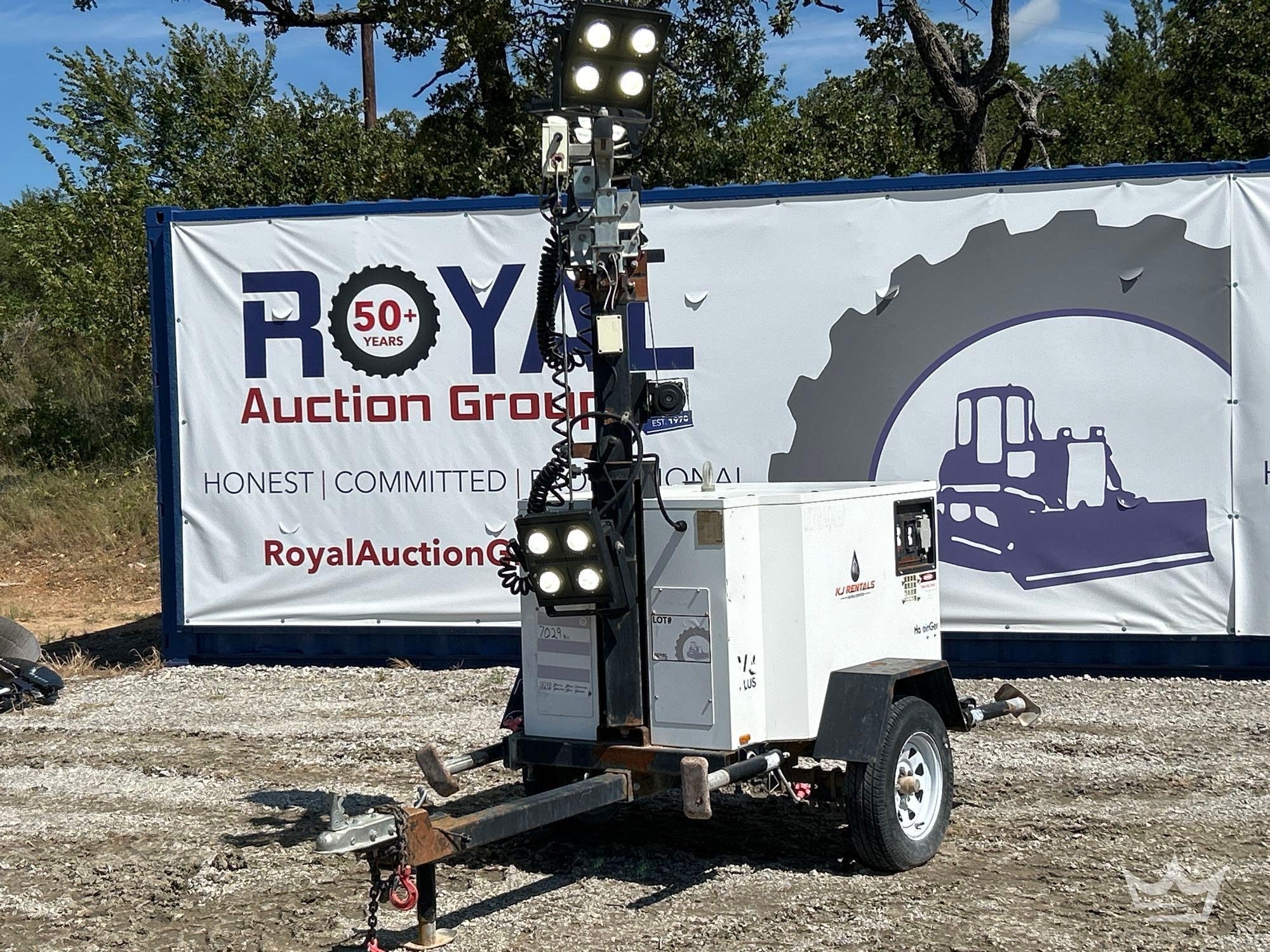 2023 HarbinGer V3 Plus 8KW S/A Towable Light Tower (A55973)