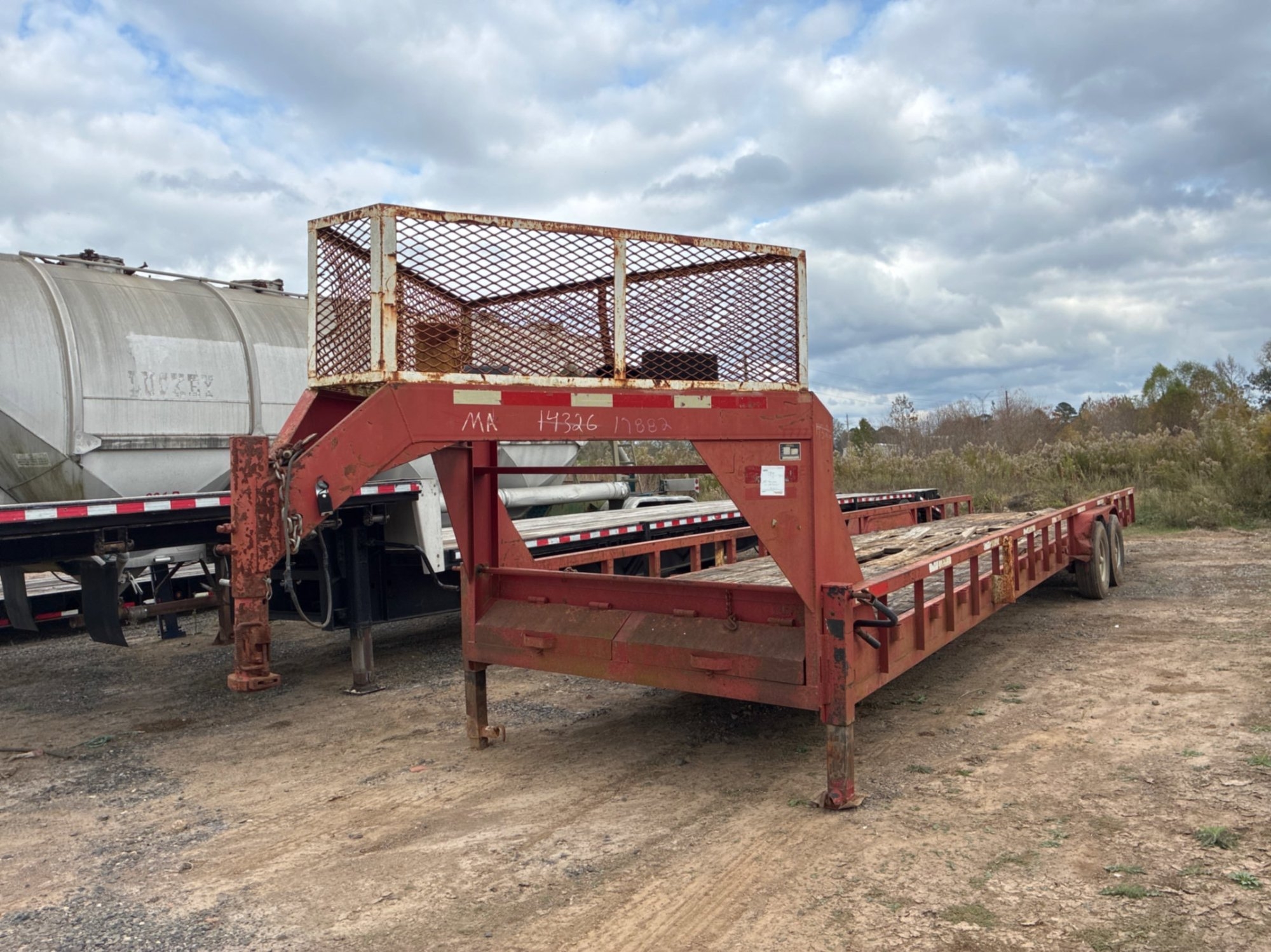 2012 TEX MEX TRAILER LOW BOY GOOSENECK (A58216)