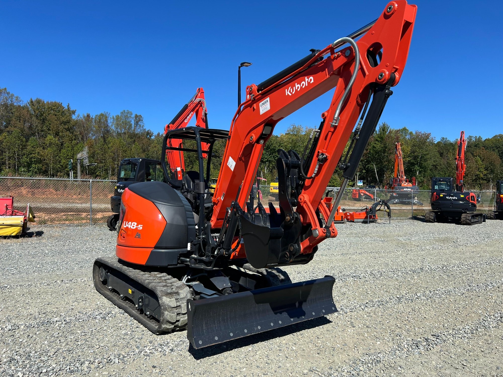 2023 Kubota U48-5 Compact Excavator with Angle Blade and Hydraulic Thumb (A55314)
