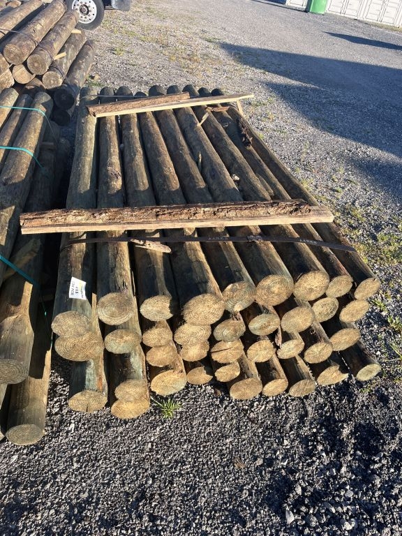 4"x8' Treated Post, 36 Piece Bundle (A52384)
