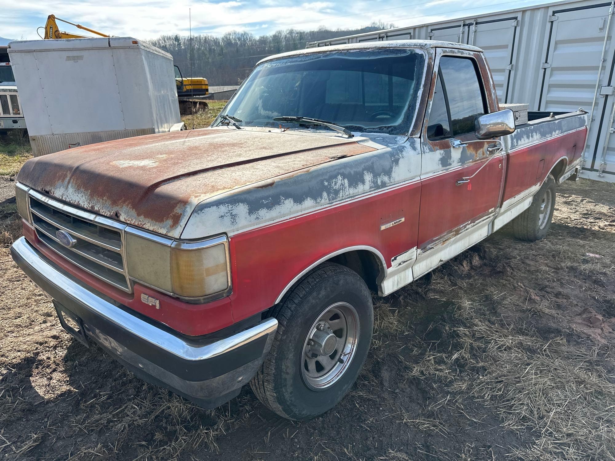 INOP/NON-RUNNING 1990 Ford F-150 Pickup Truck, VIN # 1FTDF15Y1LNA65905 (A57453)