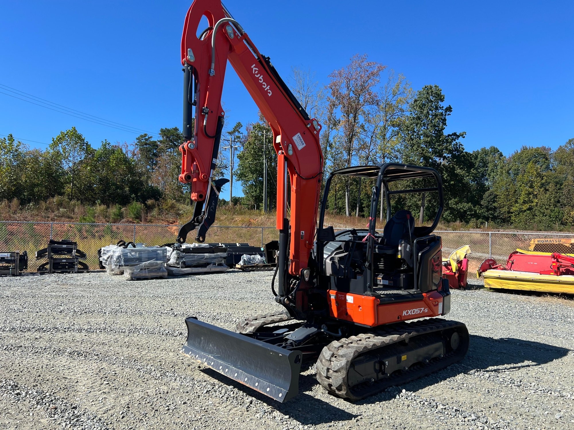 2023 Kubota KX057-5 Compact Excavator with Angle Blade (A55314)