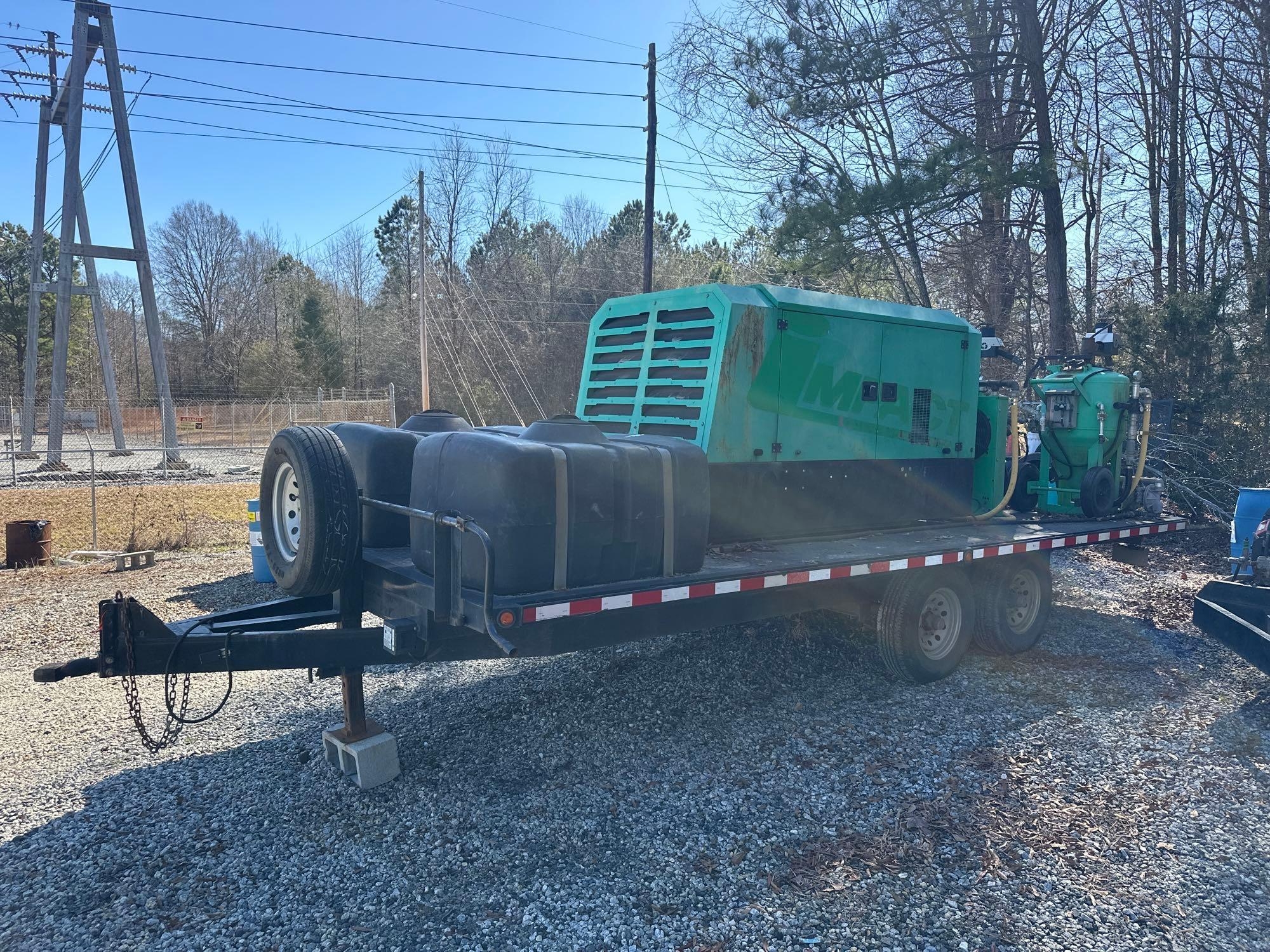 2017 Rotair Sand Blaster and Trailer (A44391)