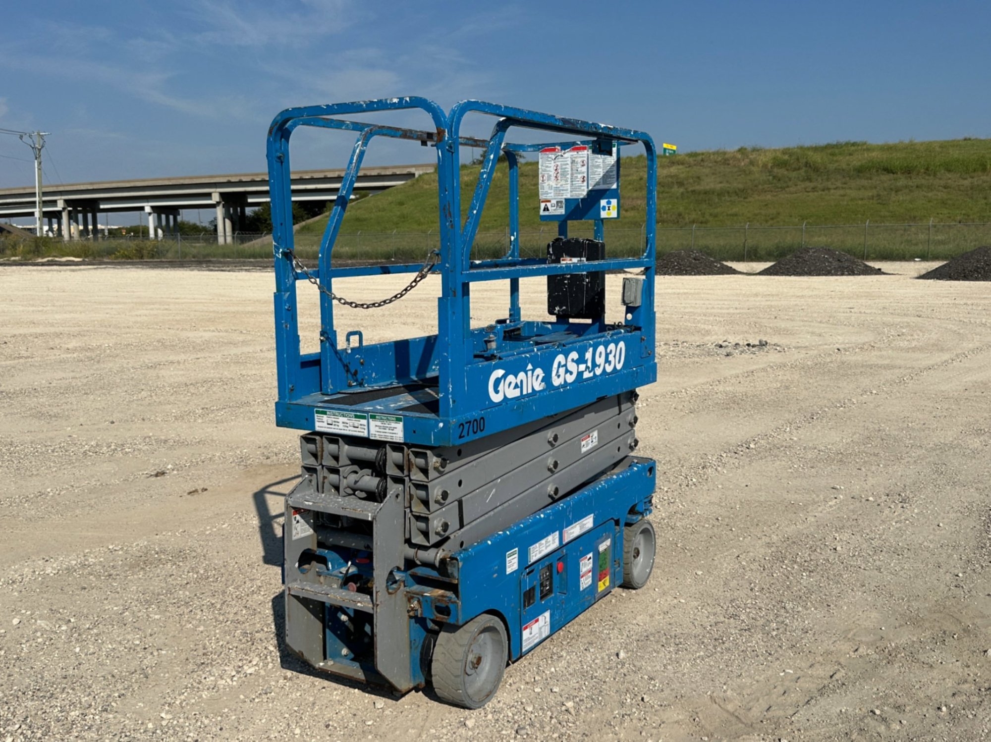2017 GENIE GS-1930 ELECTRIC SCISSOR LIFT (A53843)
