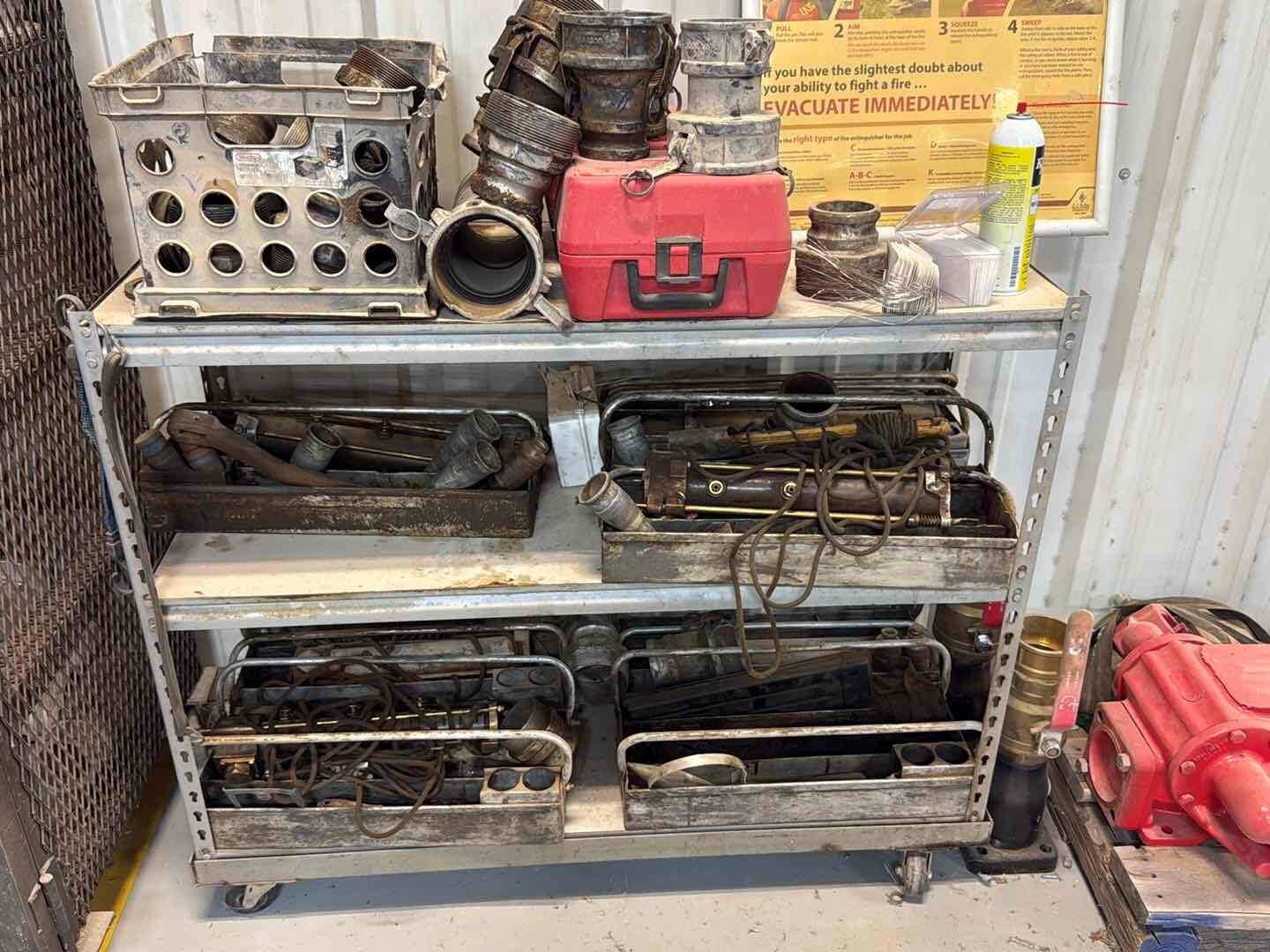SHOP STAND WITH CONTENTS (A55745)