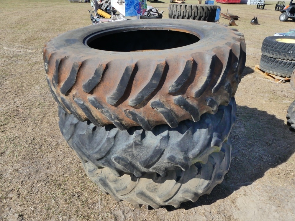 (3) Goodyear 480/80R38 Tires (A56469)