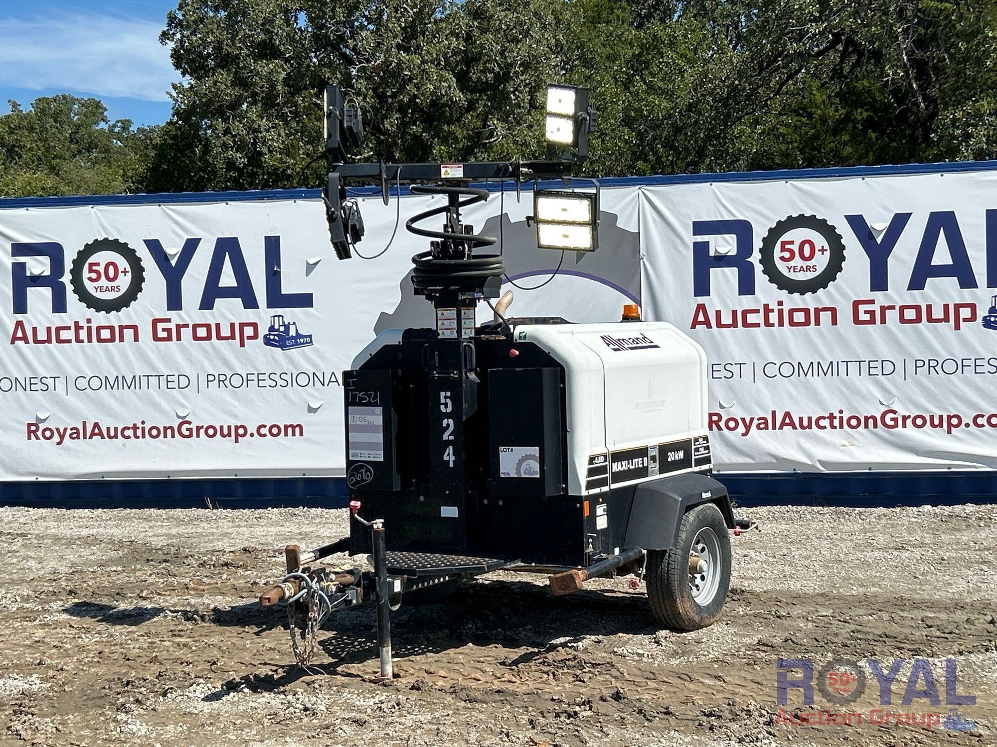 2022 Allmand Bros Maxi-Lite II 20kW Towable Light Tower (A52377)