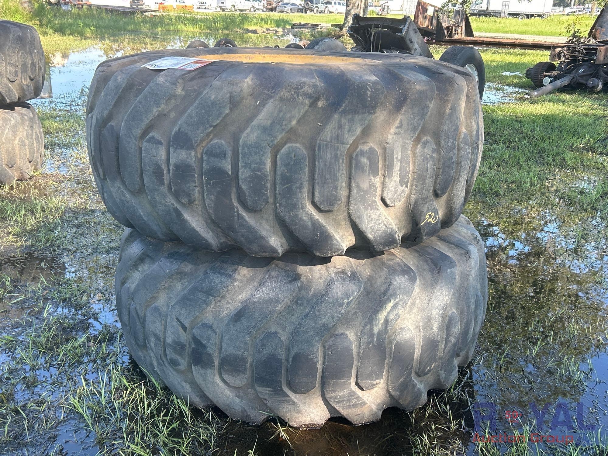 Lot of 2 Caterpillar Loader Tires (A51691)