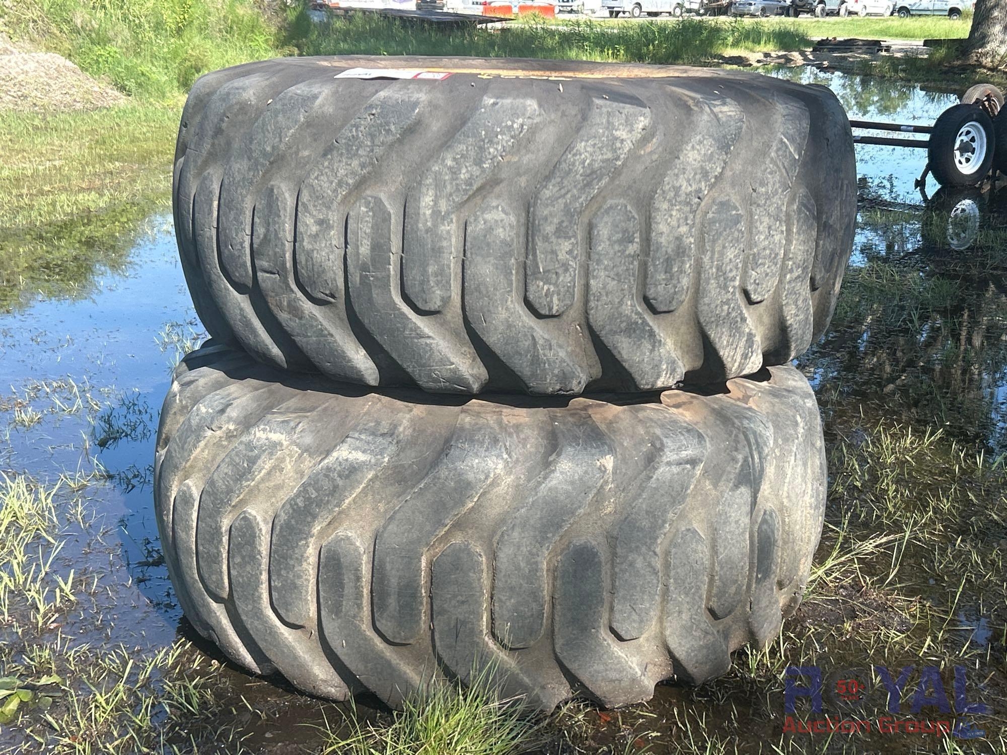 Lot of 2 Caterpillar Loader Tires (A51691)