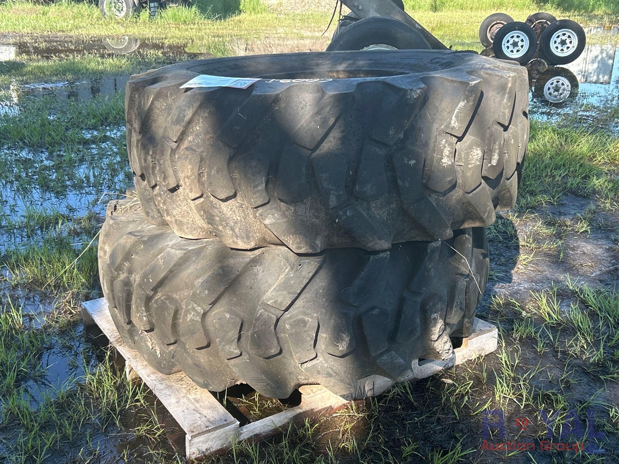 Lot of 2 Loader Tires (A51691)