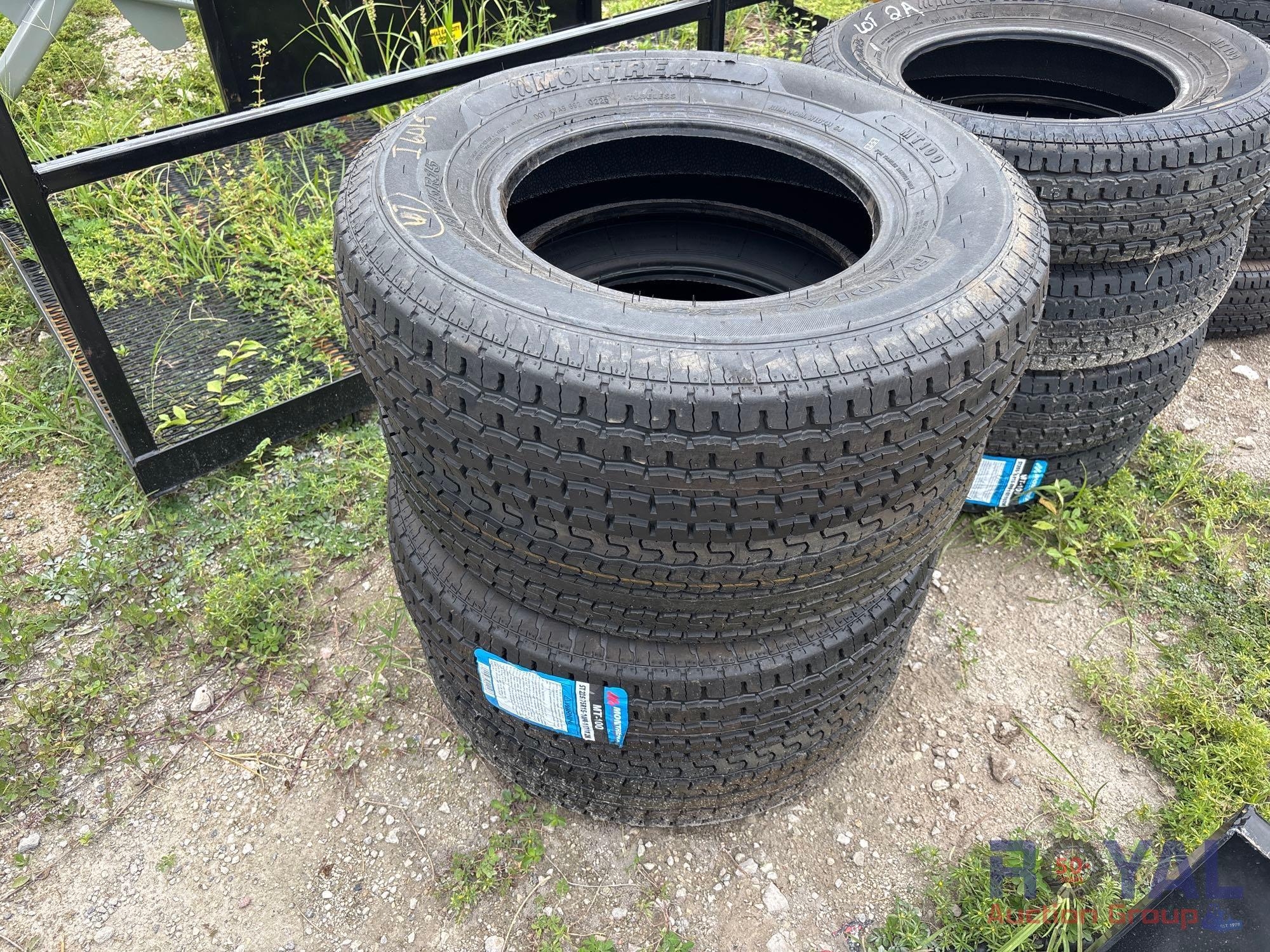 Pair 2 - ST225/75R15 radial trailer (A55787)