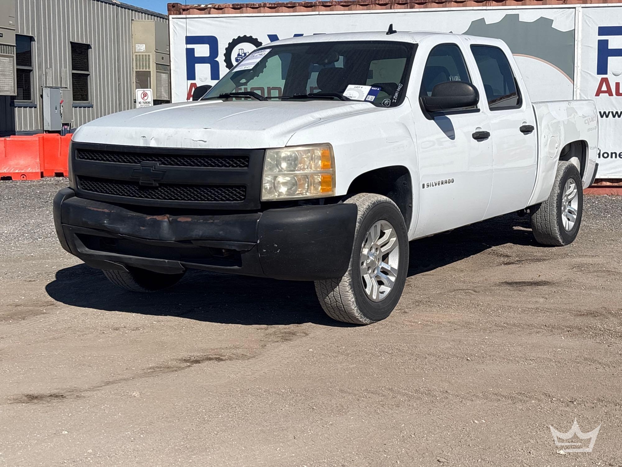2007 Chevrolet Silverado 1500 Crew Cab Pickup Truck (A56858)