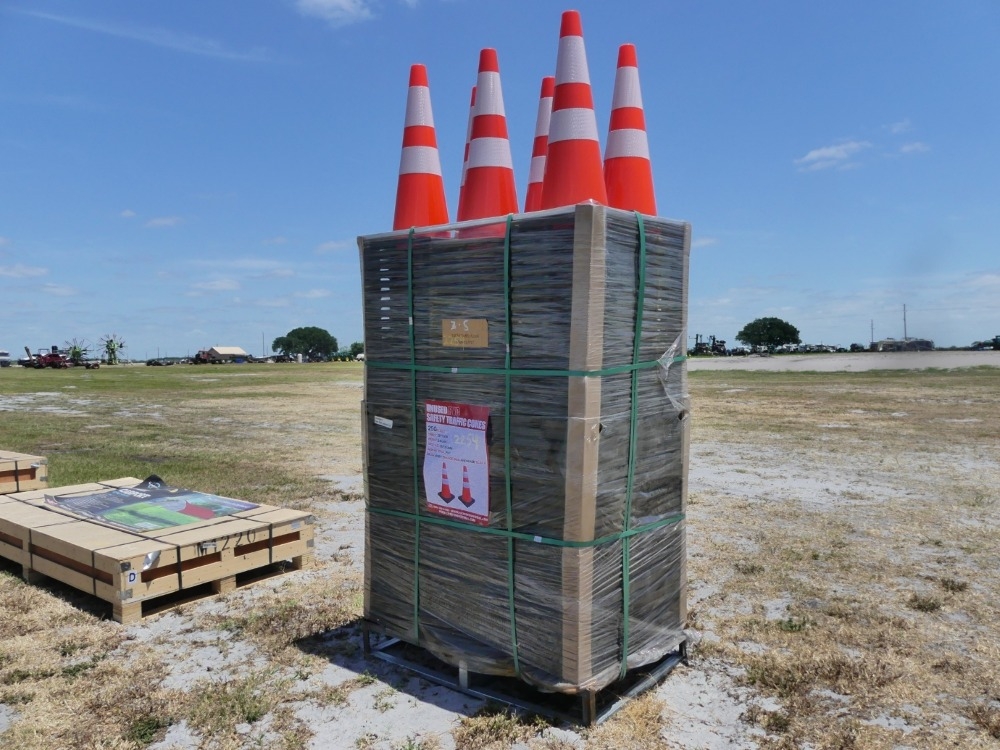 (250) Safety Traffic Cones (A44502)