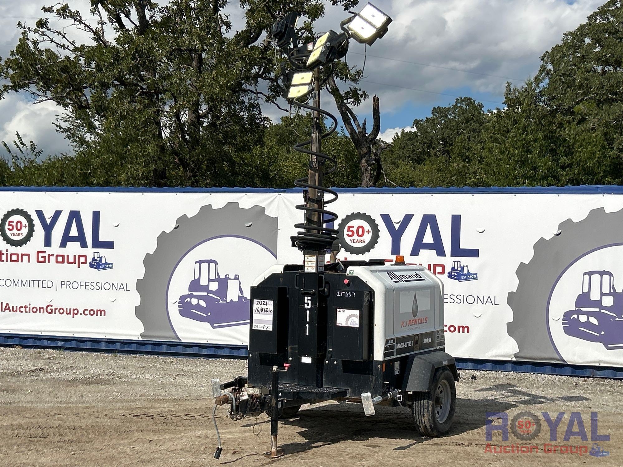 2021 Allmand Bros Maxi-Lite II 20kW Towable Light Tower (A52377)