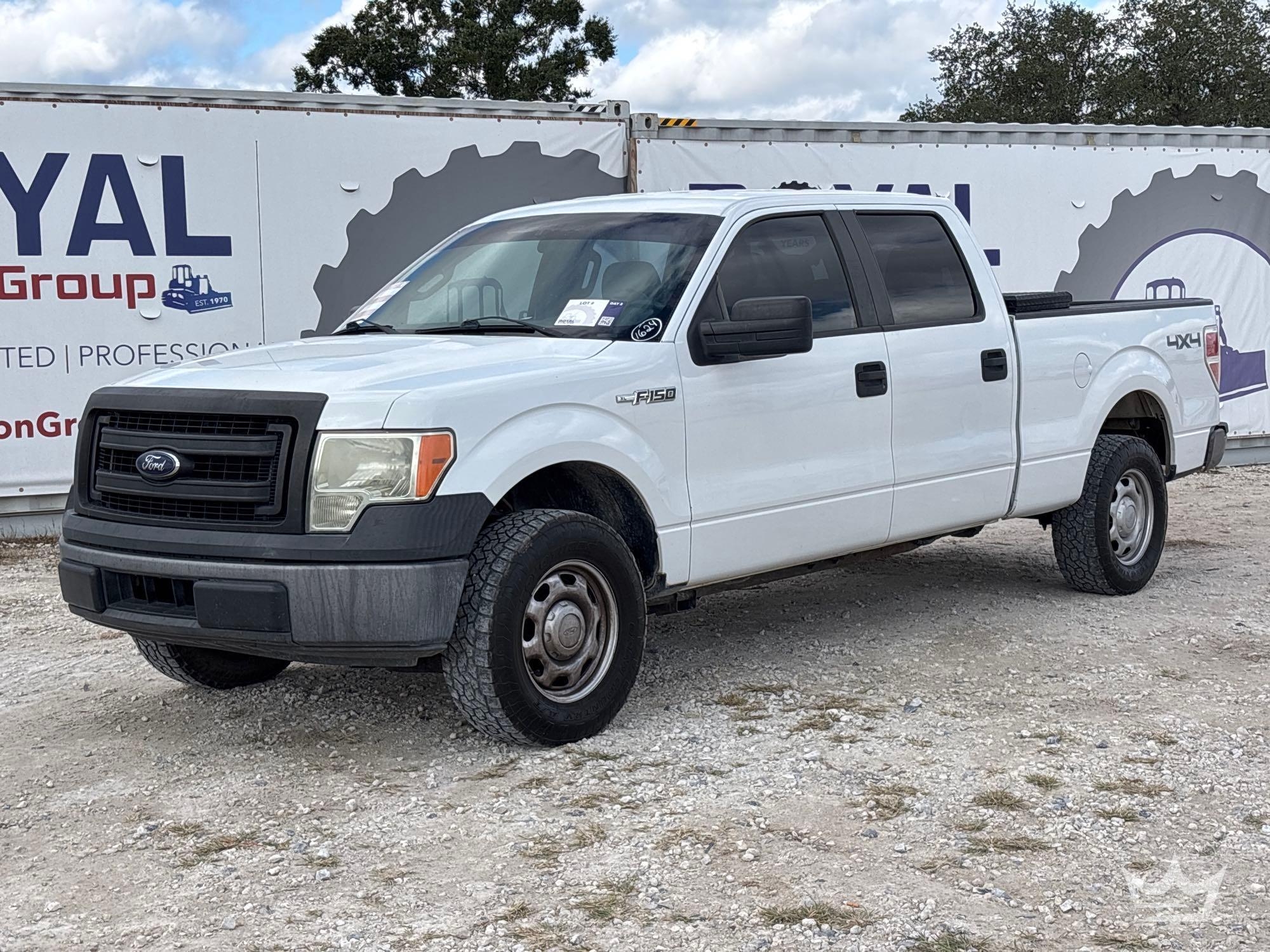 2013 Ford F-150 Crew Cab 4x4 Pick-up Truck (A55852)