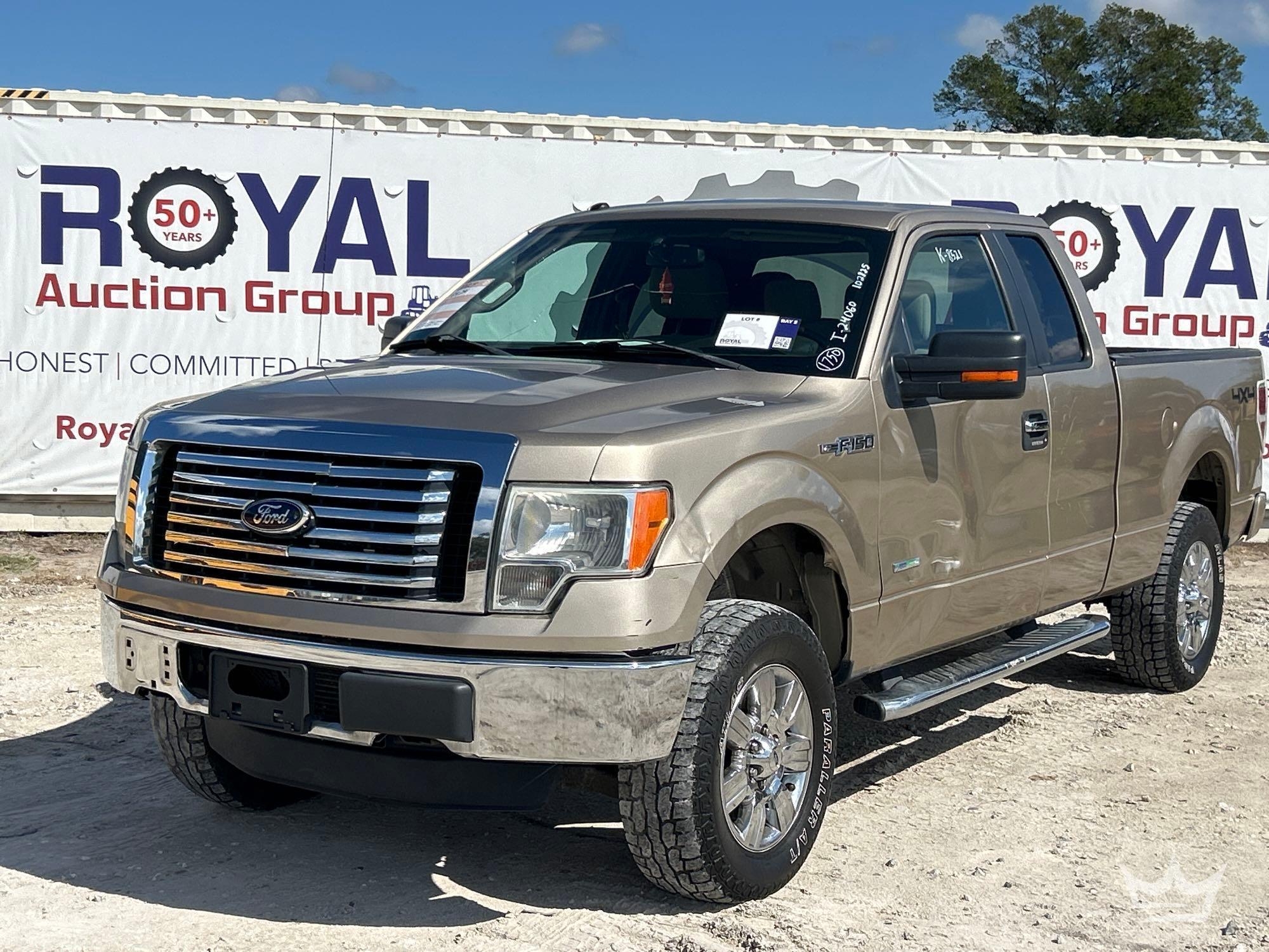 2012 Ford F-150 Ext Cab 4x4 Pick-Up Truck (A55852)