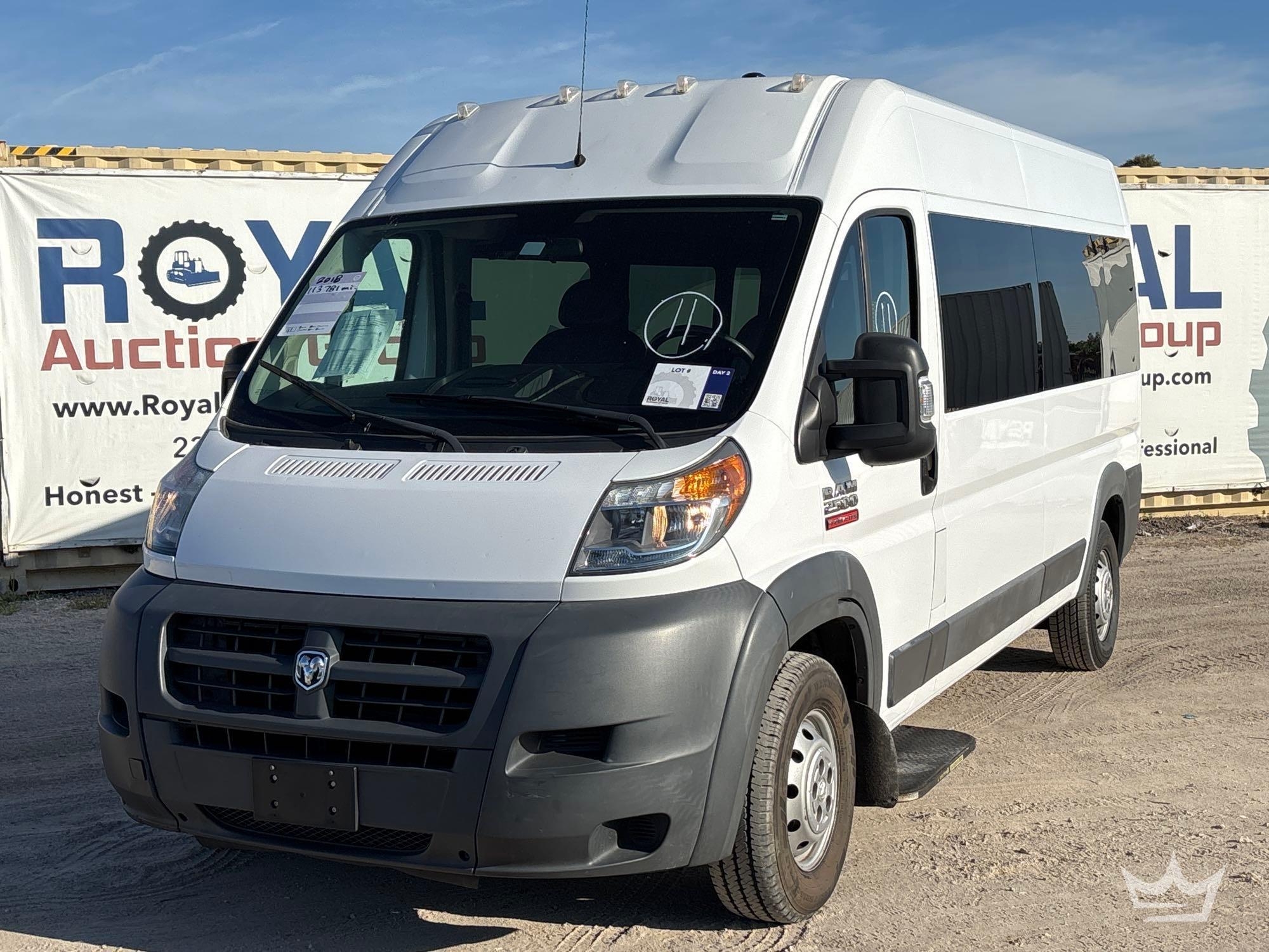 2018 Ram ProMaster 2500 Passenger Van (A56858)