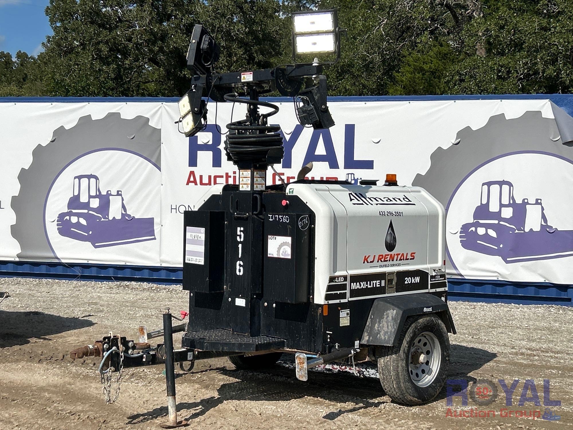 2021 Allmand Bros Maxi-Lite II 20kW Towable Light Tower (A52377)