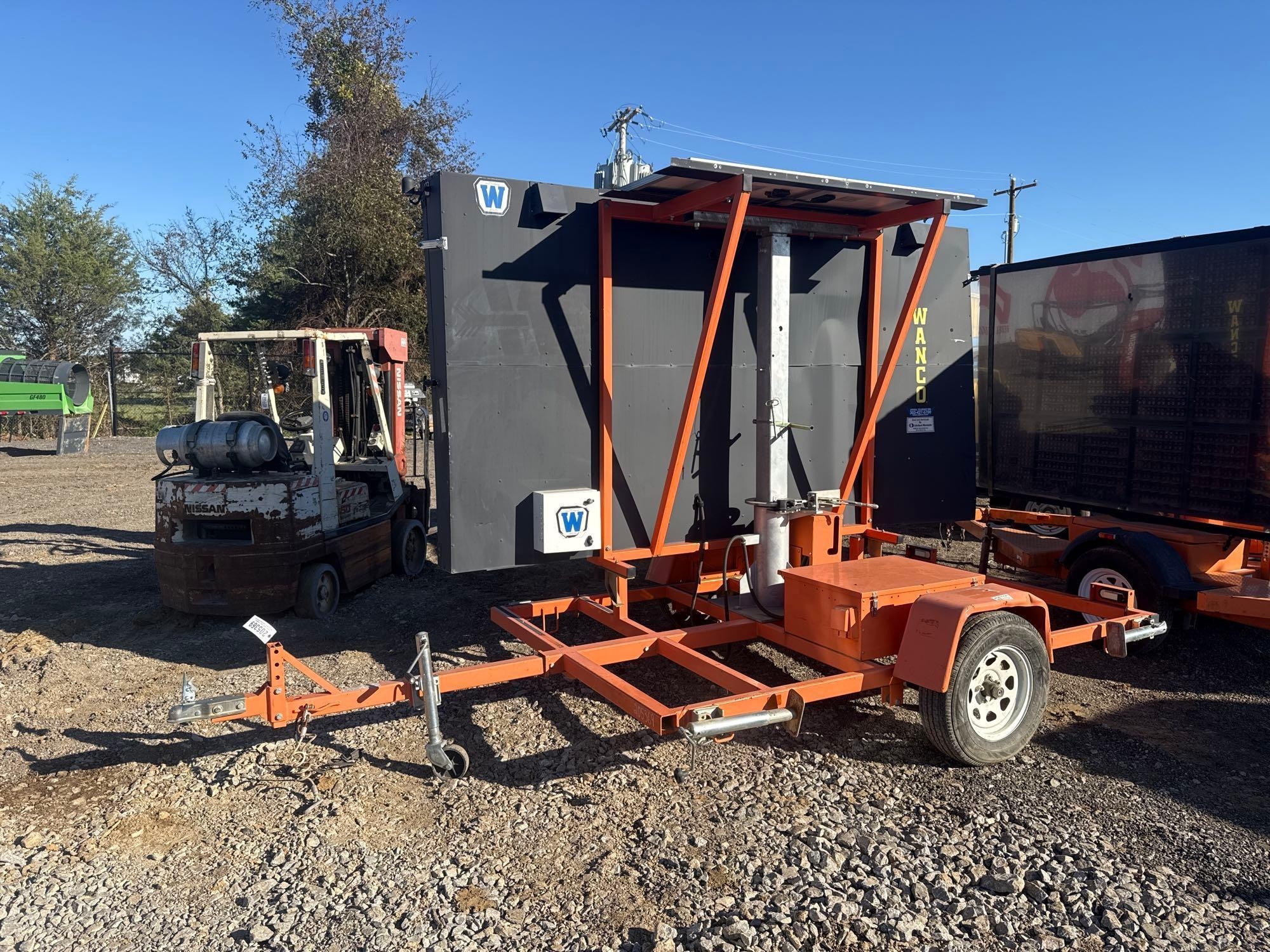 2018 WANCO WTLMB ELECTRIC PORTABLE MESSAGE BOARD (A52706)