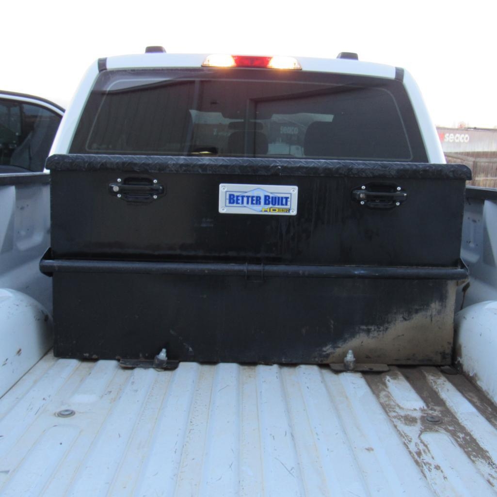 LOT: Better Built Heavy Duty Fuel Transfer Tank, Tool Box, 12 Volt Fill-Rite Pump (A59076)