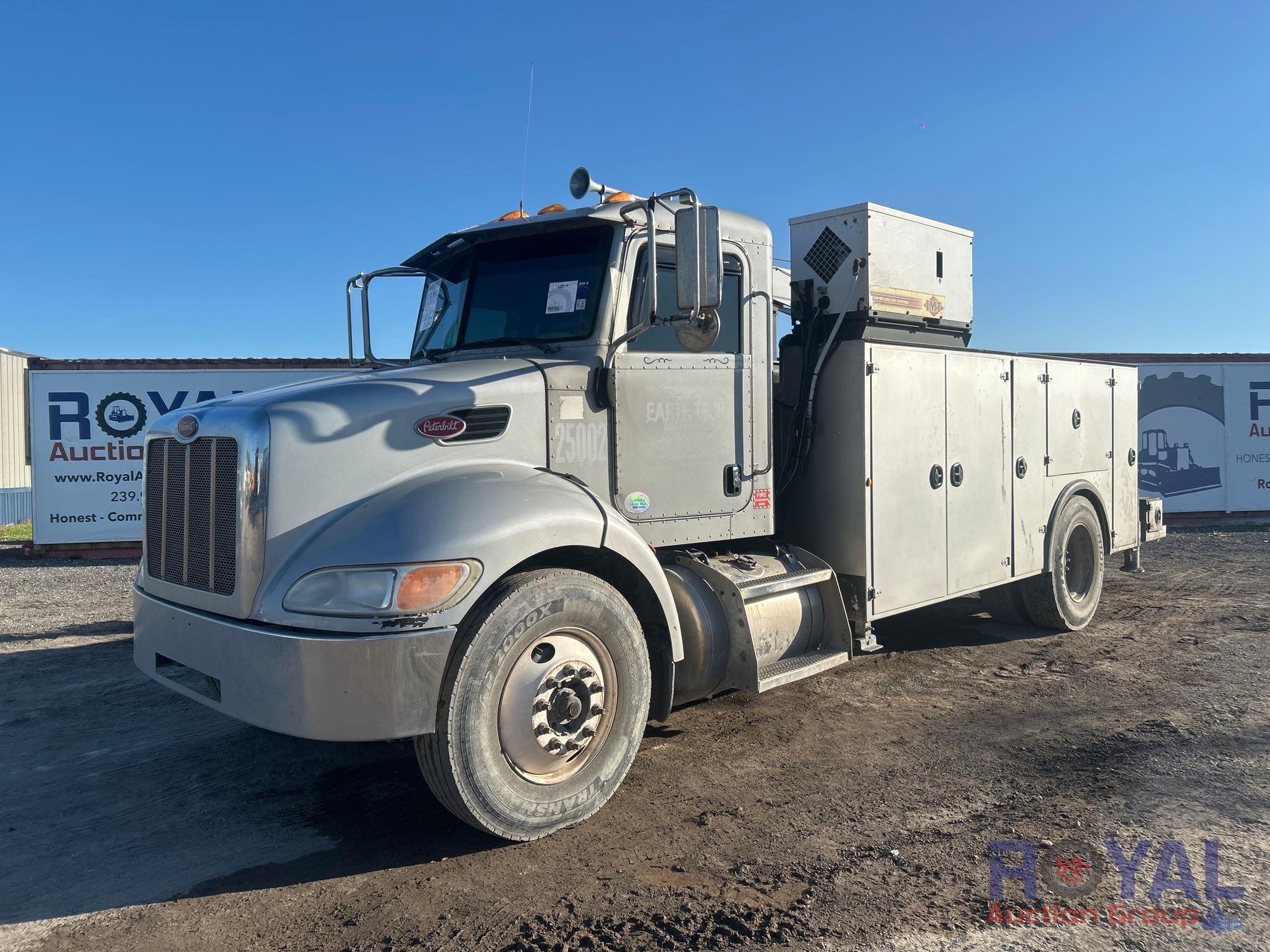 2012 Peterbilt 337 IMT 6025 14,000lb 5 Ton Crane Mechanics Truck (A50323)