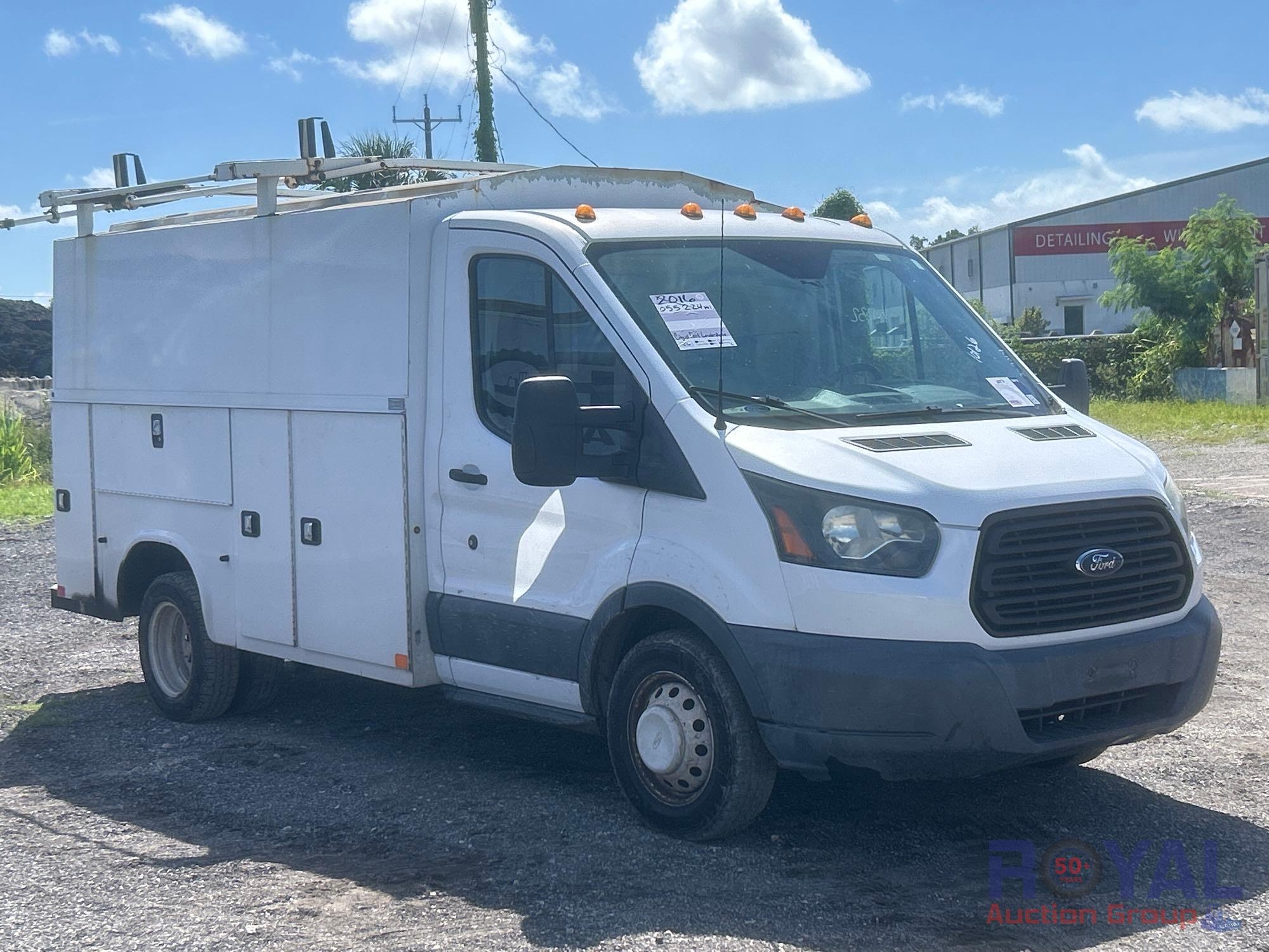 2016 Ford E-350 Enclosed Service Transit Van (A50323)
