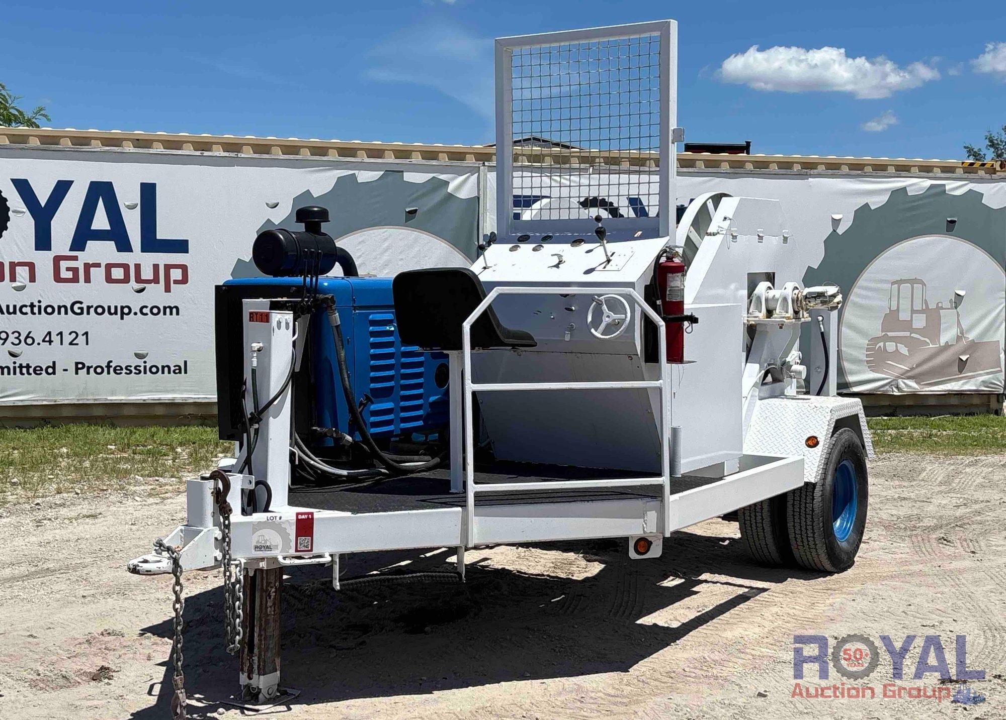 1998 Sherman +Reilly 6048 Single Drum Line Puller S/A Trailer (A50322)