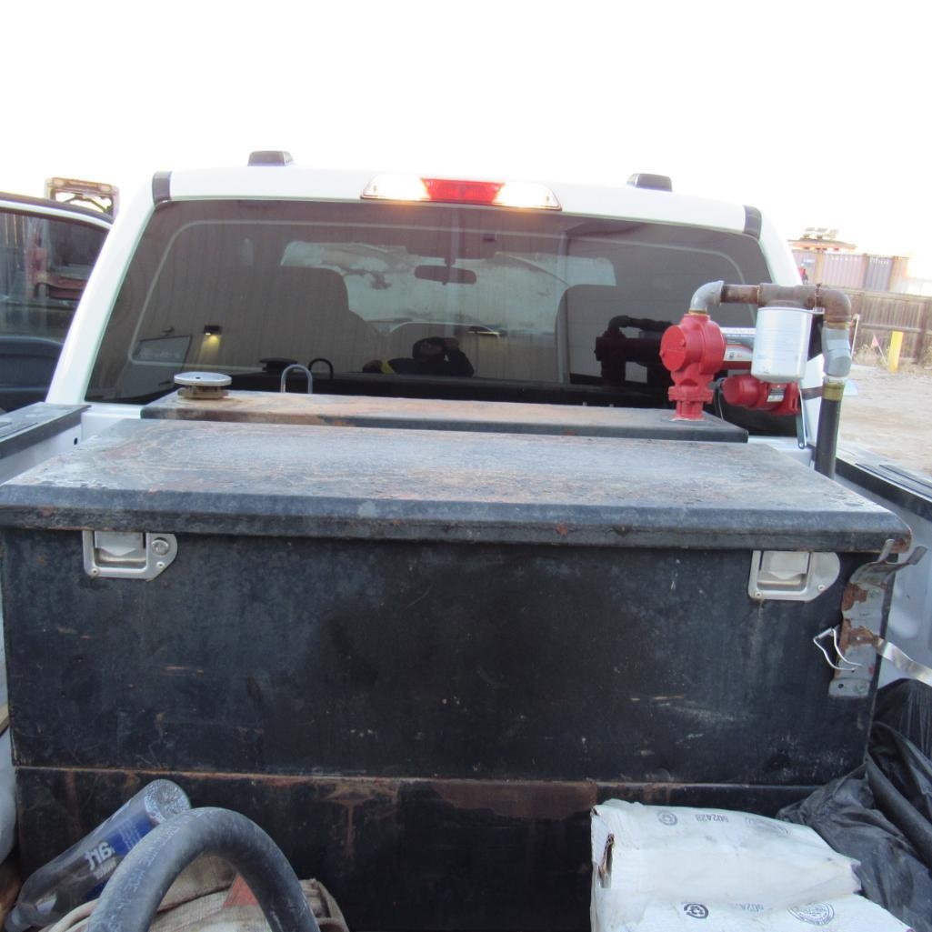 LOT: Fuel Transfer Tank, Tool Box, 12 Volt Fill-Rite Pump (A59076)