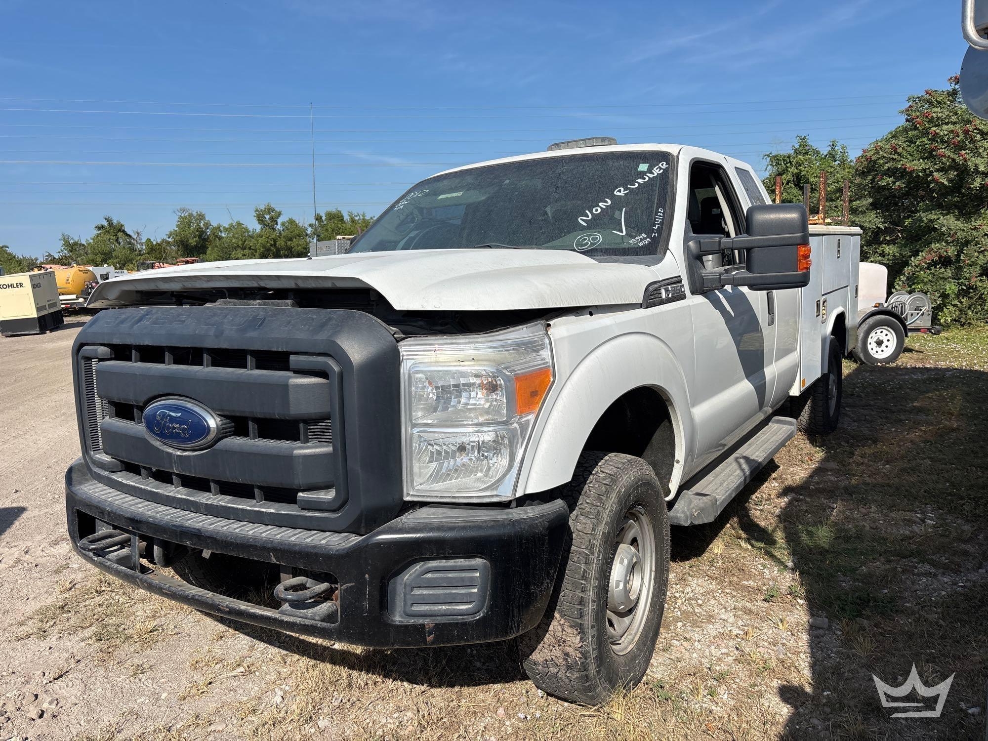 2012 Ford F-350 4x4 Ext. Cab Service Truck (A56858)