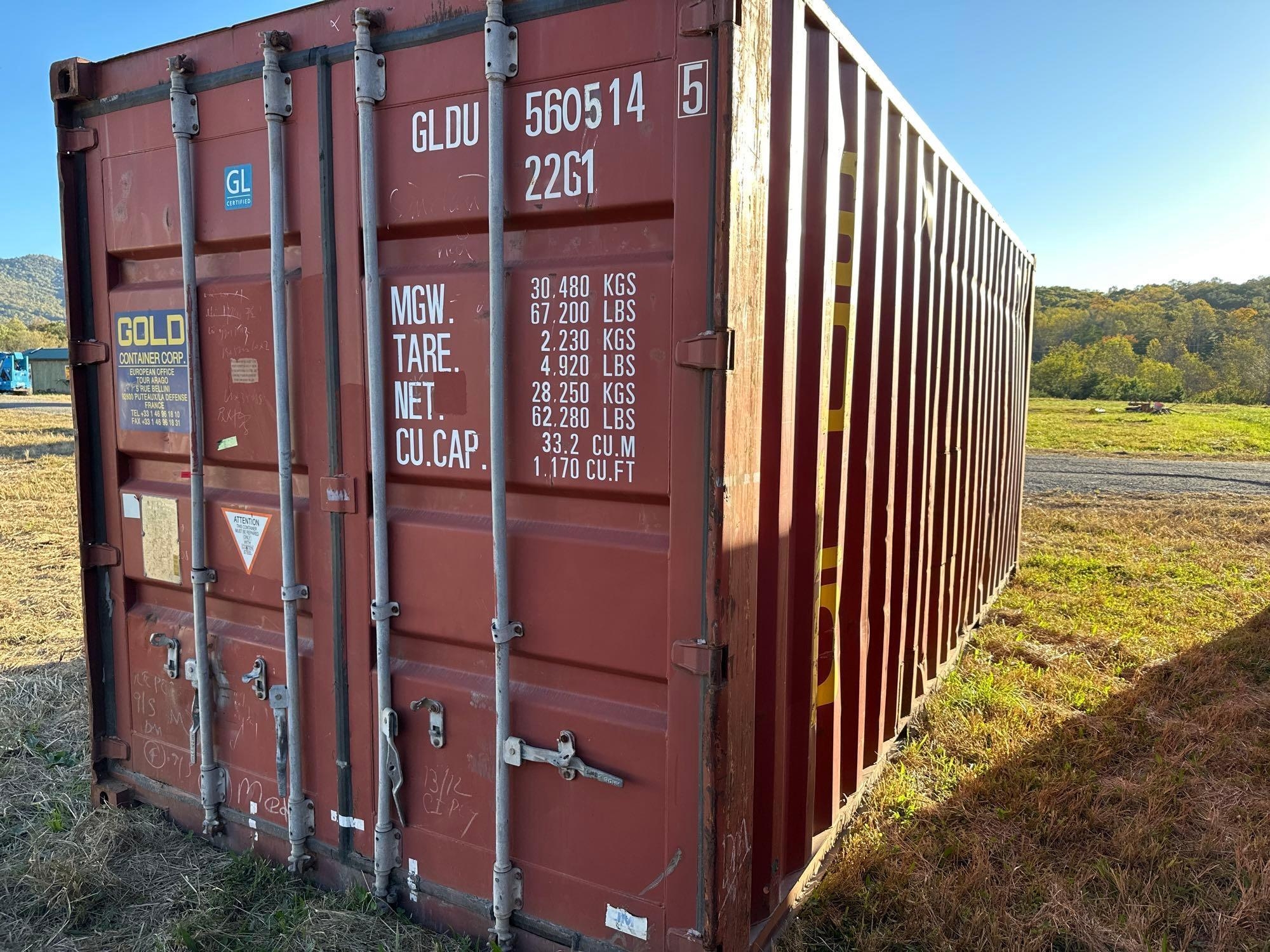 20ft Shipping Container (A54865)