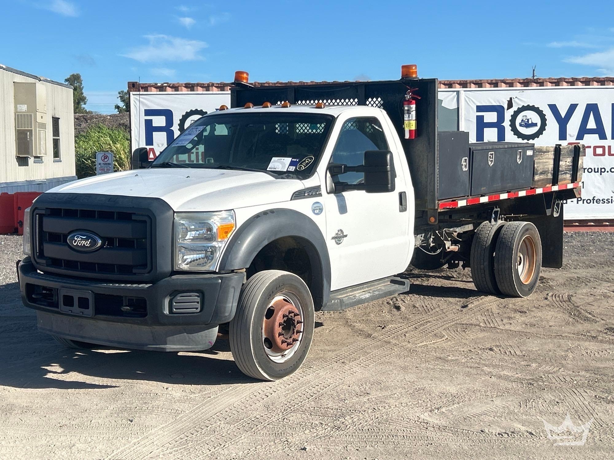2016 Ford F-450 Utility Flatbed Truck (A56858)