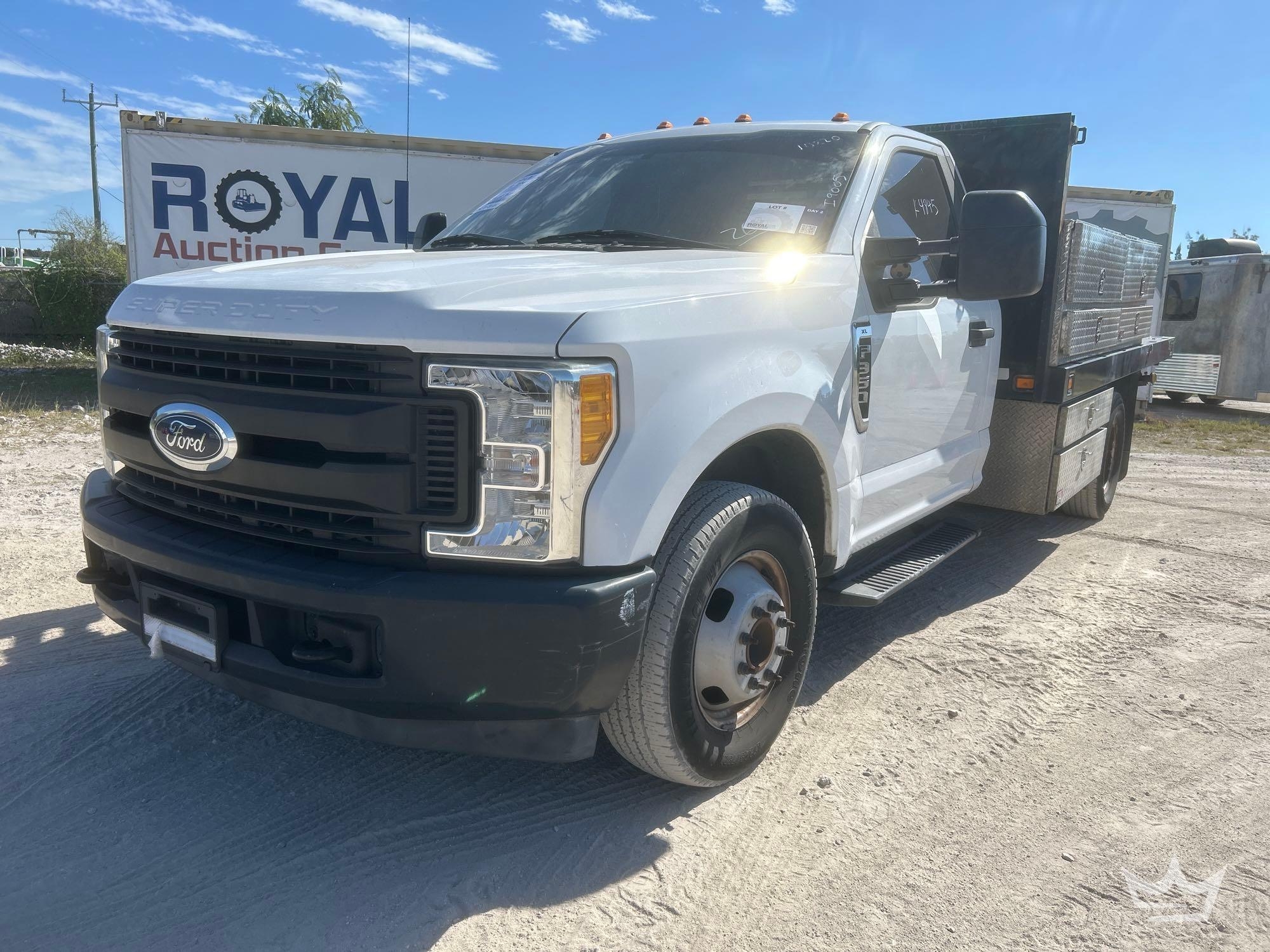 2017 Ford F-350 Utility Flatbed Truck (A56858)