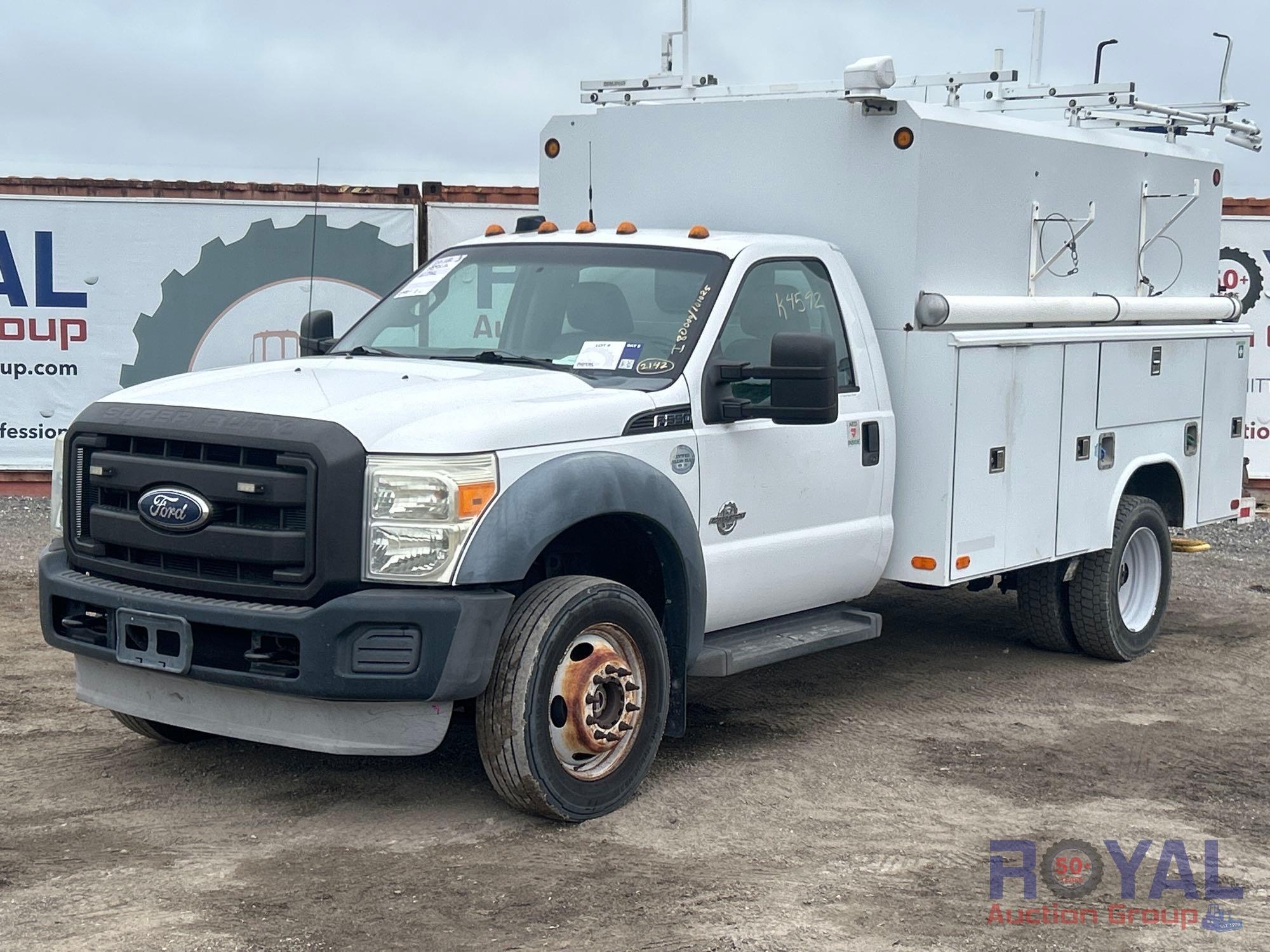 2012 Ford F-550 Enclosed Service Truck (A55788)