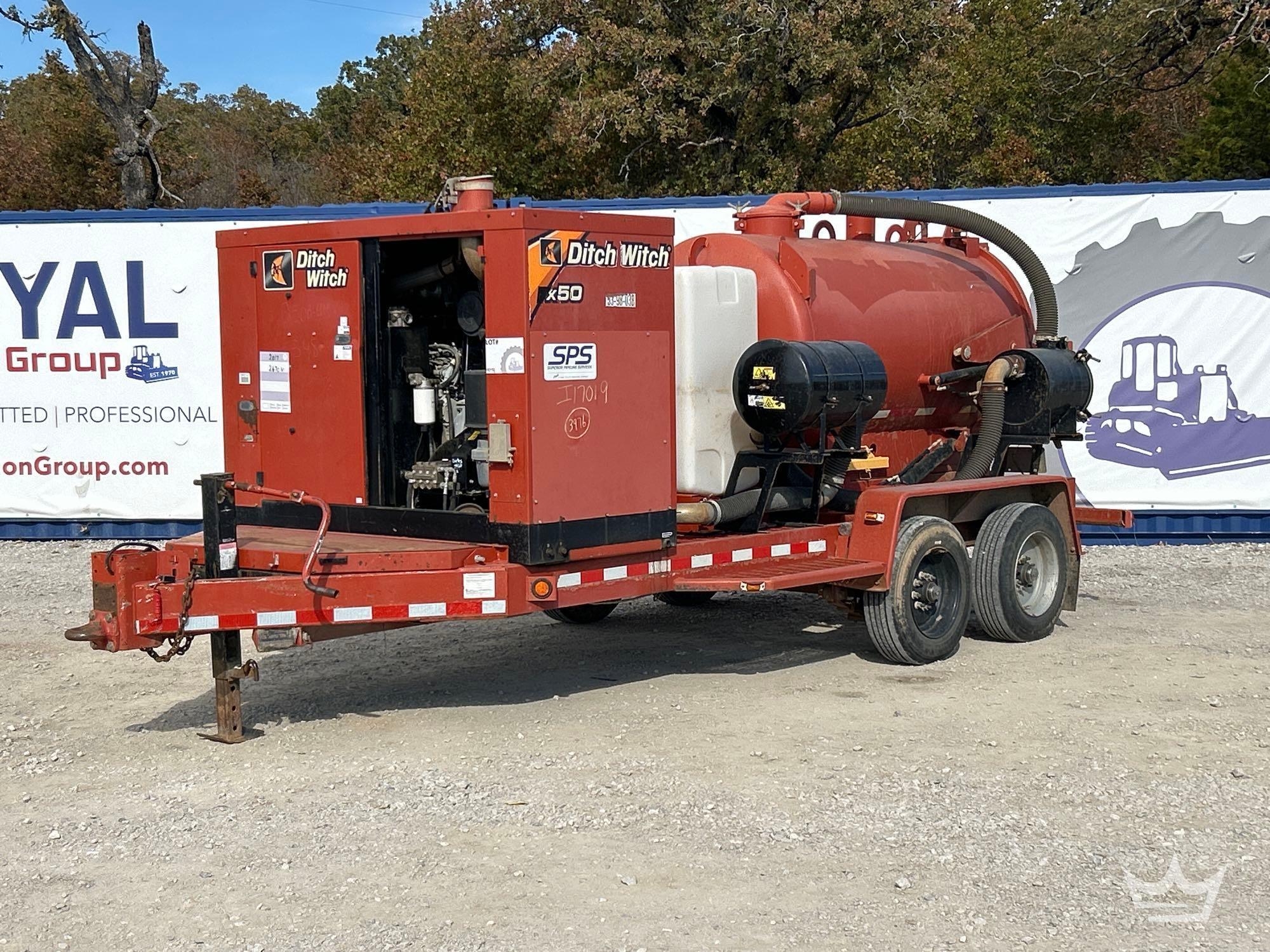 2017 Ditch Witch FX50 T22S Towable Vacuum Excavator (A55973)