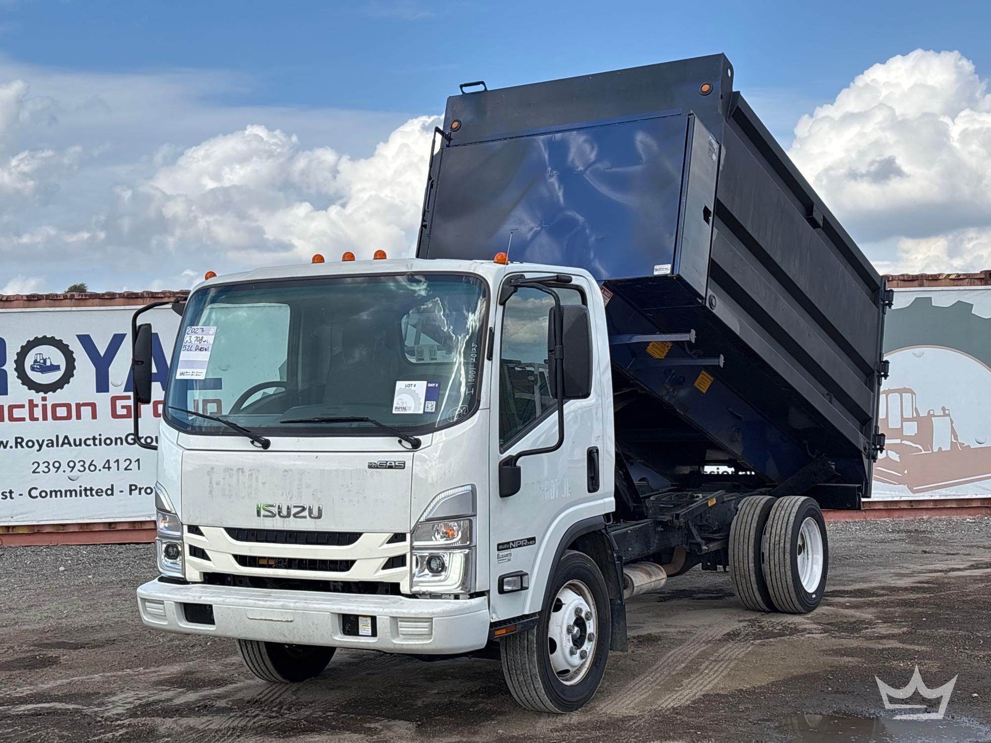 2023 Isuzu NPR S/A Dump Truck (A56858)